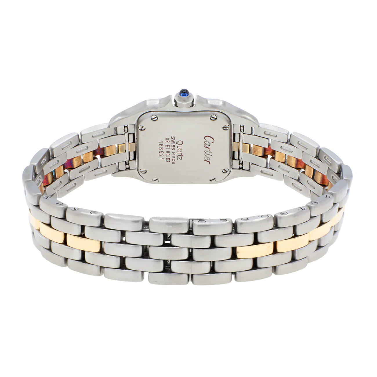 Cartier Stainless Steel 18K Yellow Gold Panthere 166921 - Image 2