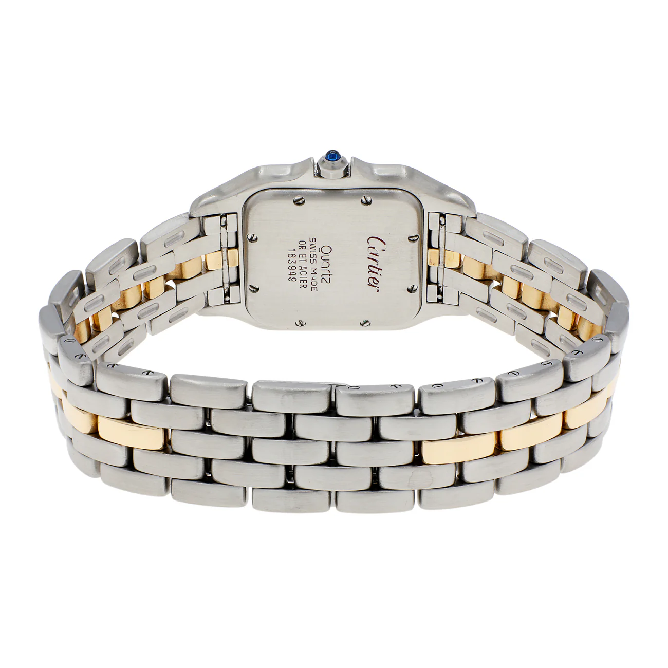 Cartier Stainless Steel 18K Yellow Gold Panthere 183949 - Image 2