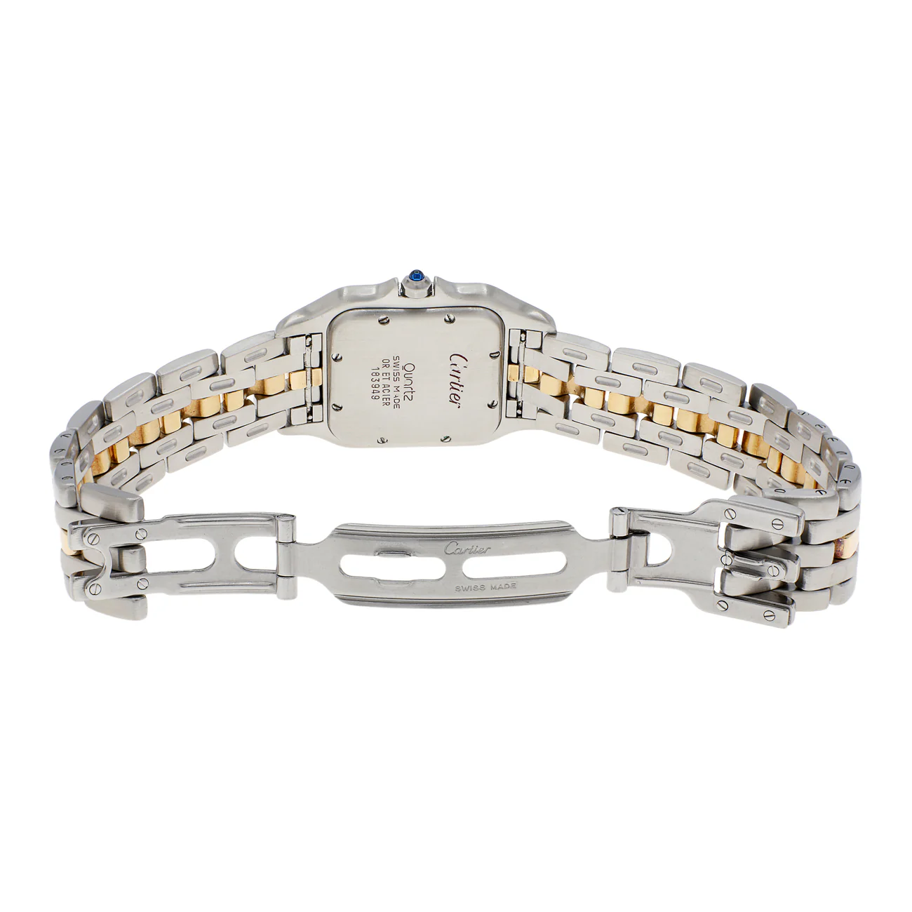 Cartier Stainless Steel 18K Yellow Gold Panthere 183949 - Image 4