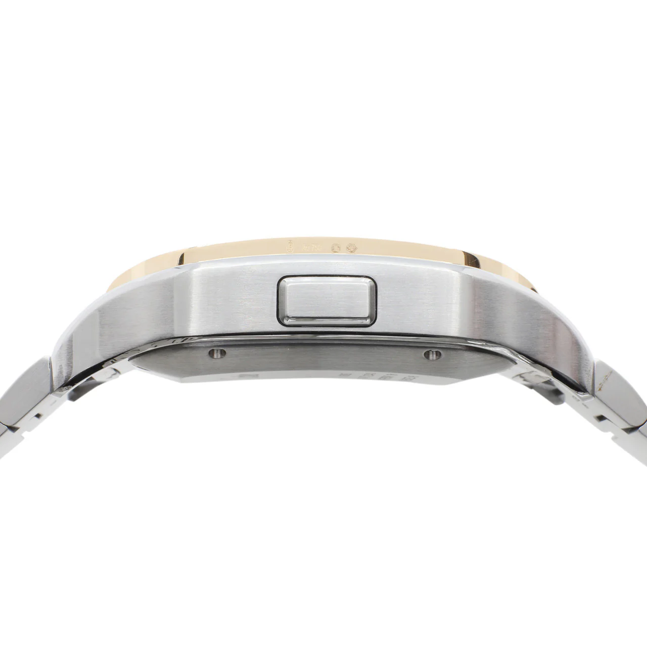 Cartier Stainless Steel 18K Yellow Gold Santos Chronograph W2SA0008 - Image 3