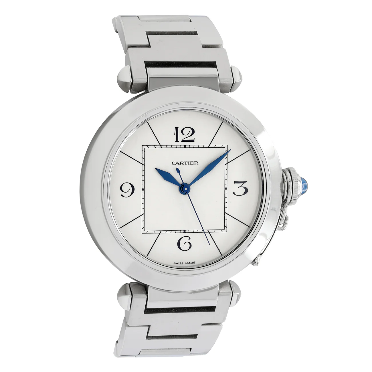 Cartier Stainless Steel 42mm Pasha W31072M7
