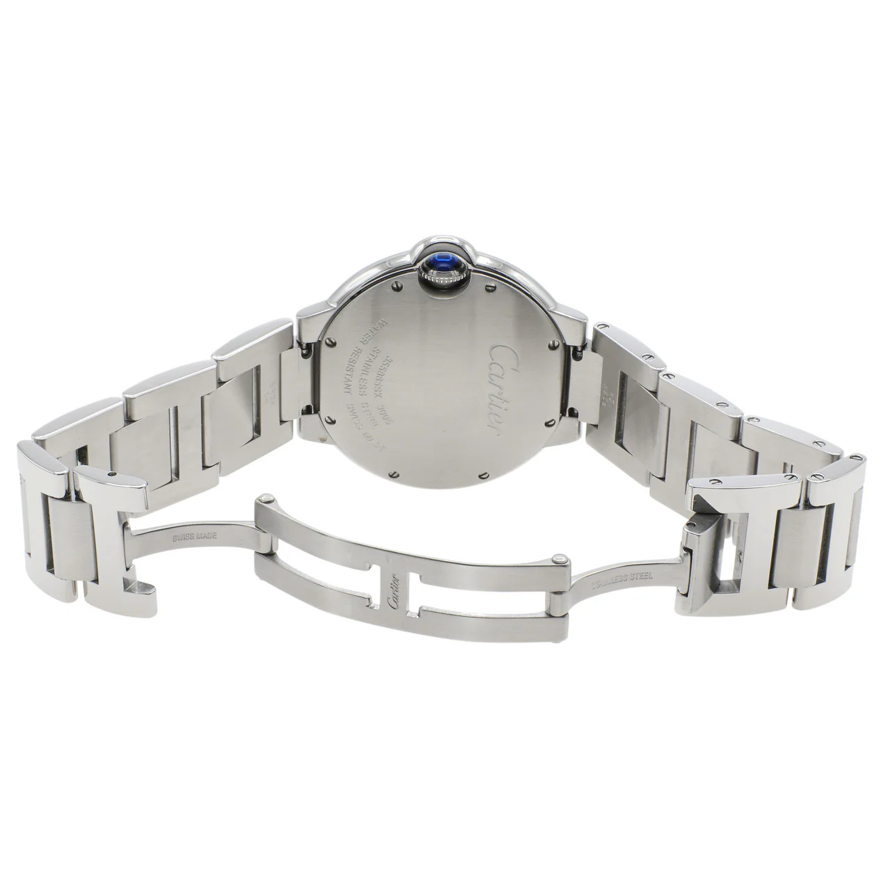 Cartier Stainless Steel Ballon Bleu 36mm Quartz W69011Z4 - Image 4