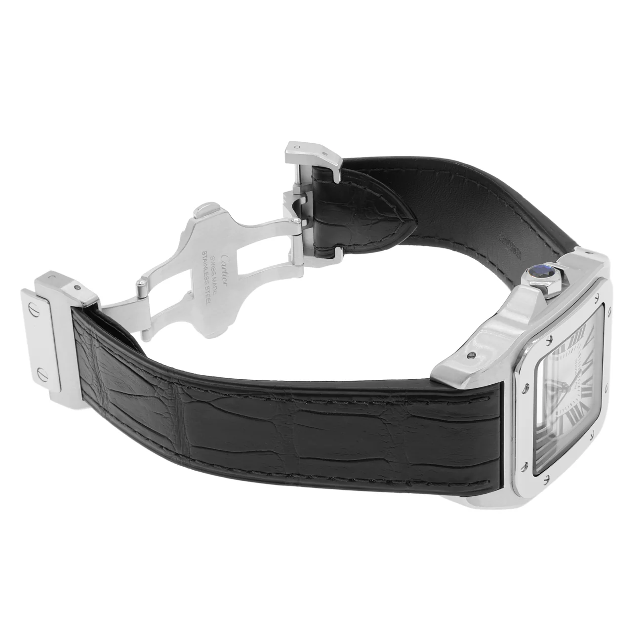 Cartier Stainless Steel Santos 100 Large Automatic W20073X8 - Image 4