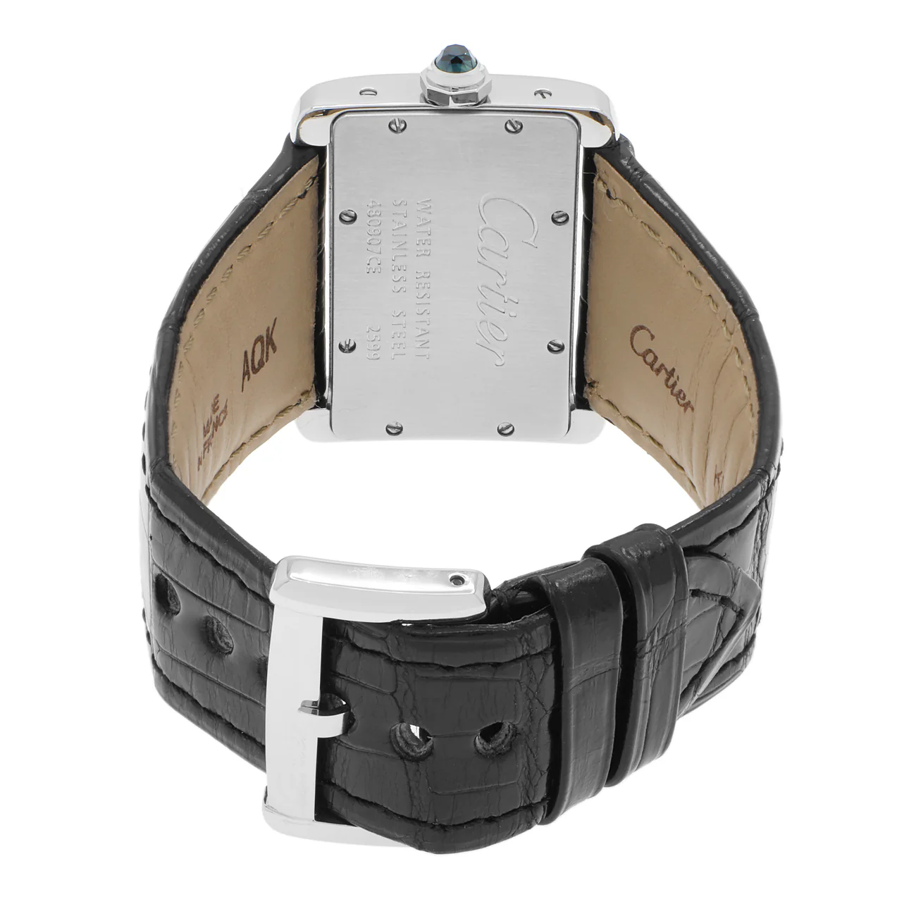 Cartier Stainless Steel Tank Divan 2599 - Image 2