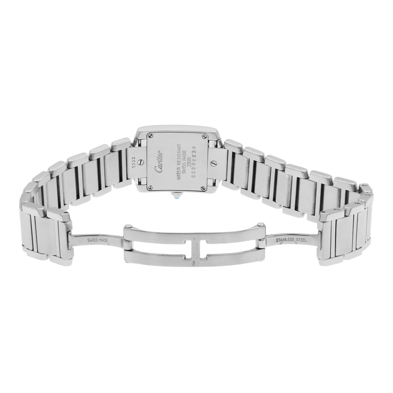 Cartier Stainless Steel Tank Francaise 2300 - Image 4