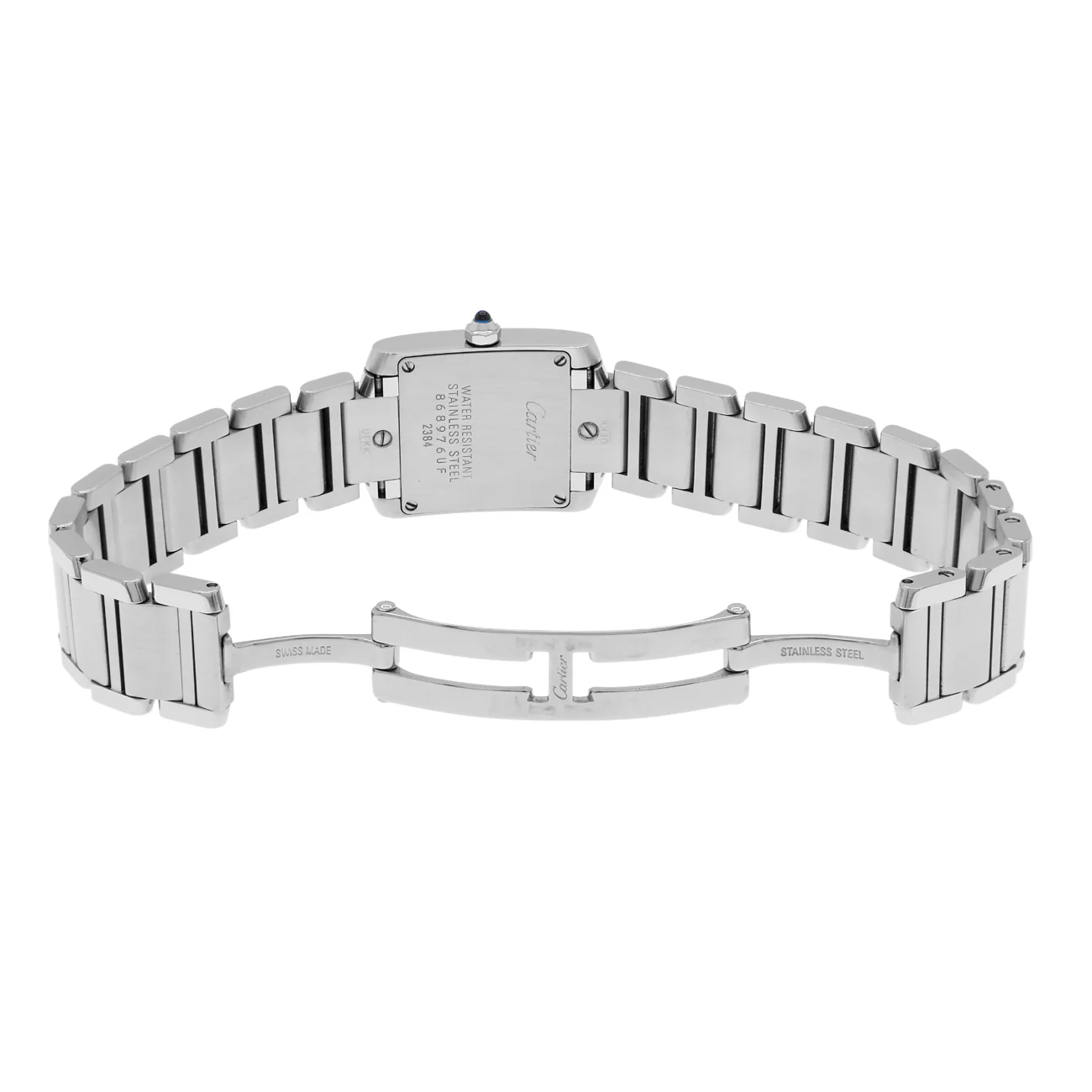 Cartier Stainless Steel Tank Francaise 2384 W51008Q3 - Image 4