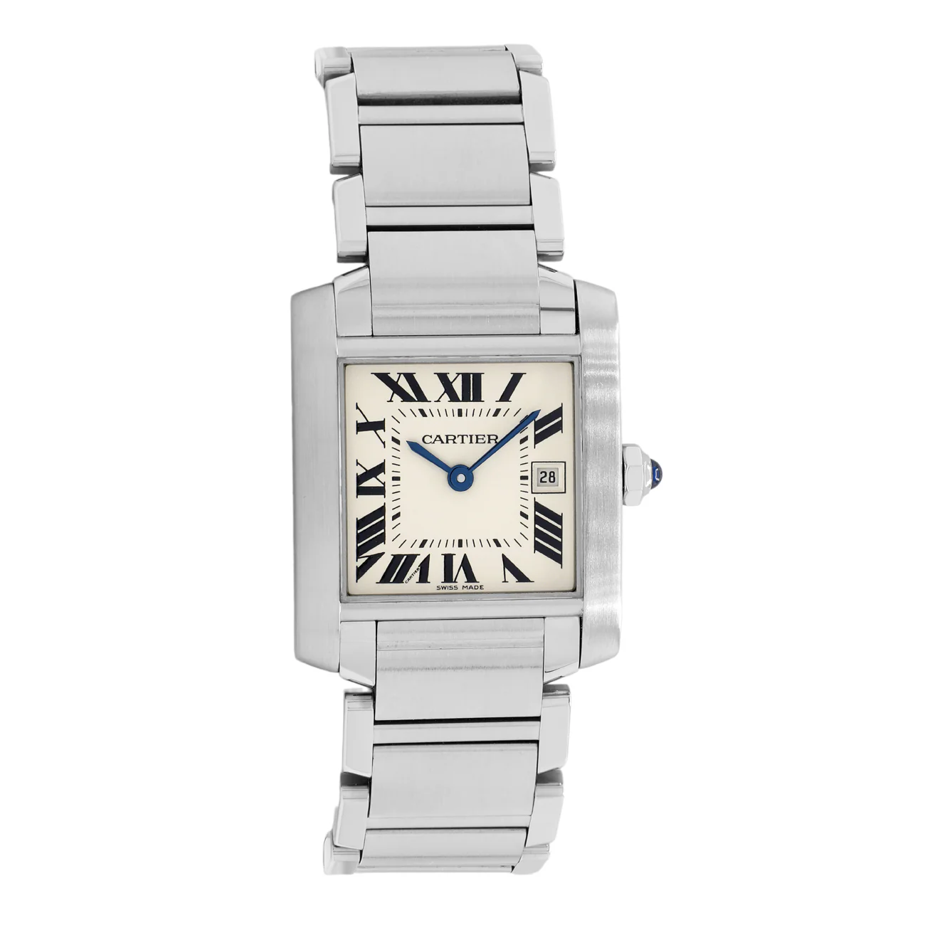 Cartier Stainless Steel Tank Francaise W51011Q3
