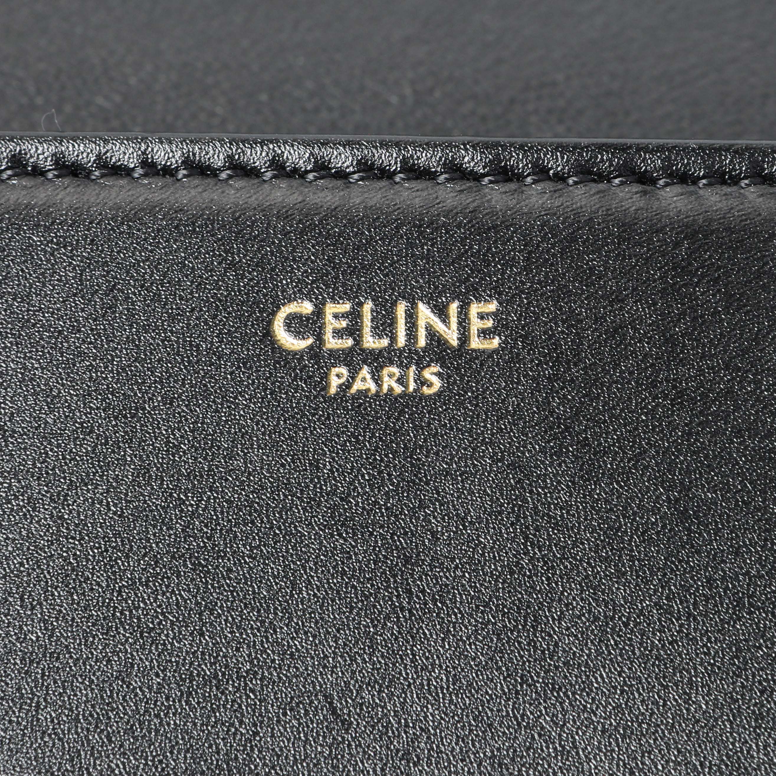 Celine Black Calfskin Medium Tassel Bag - Image 5