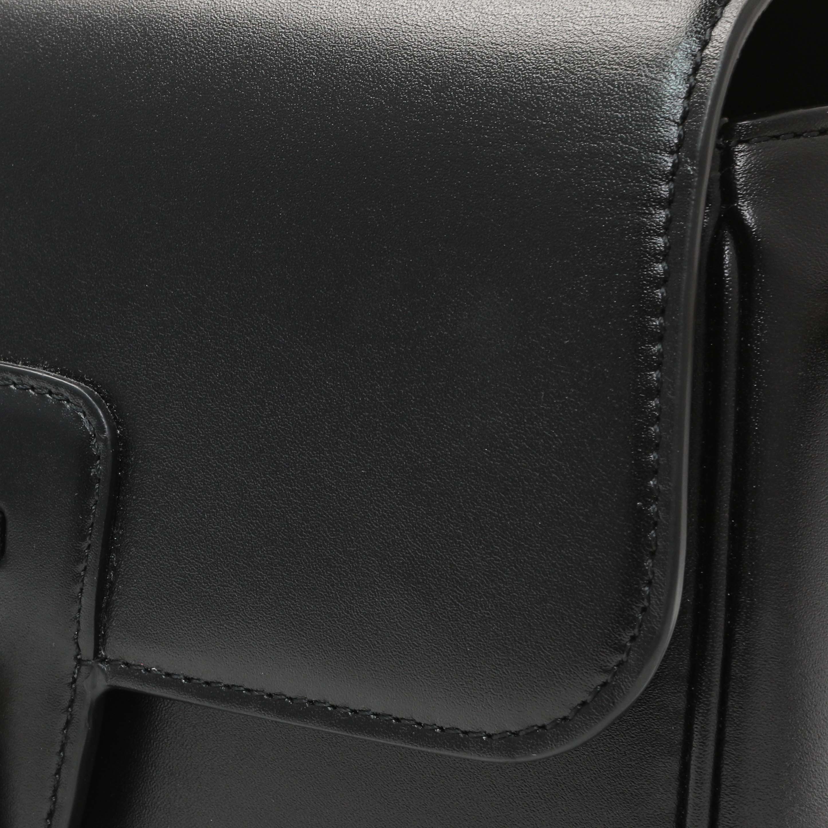 Celine Black Calfskin Medium Tassel Bag - Image 9