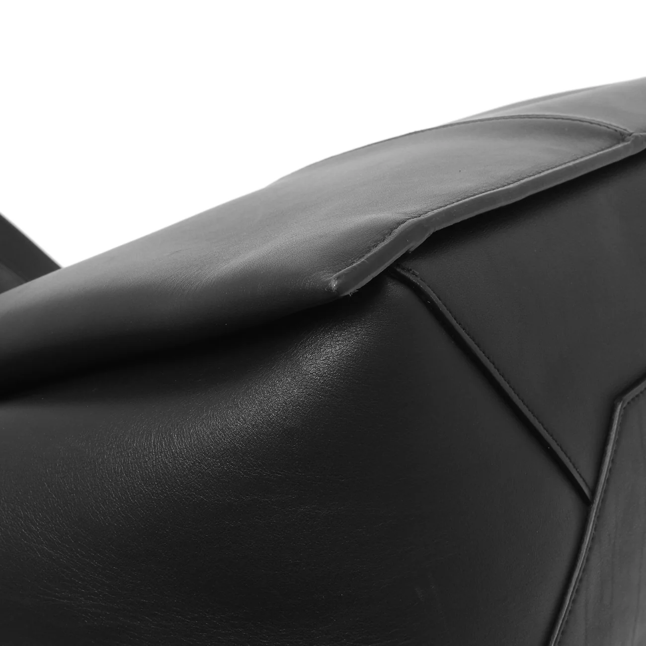 Celine Black Calfskin Vertical Tri-Fold Bag - Image 6