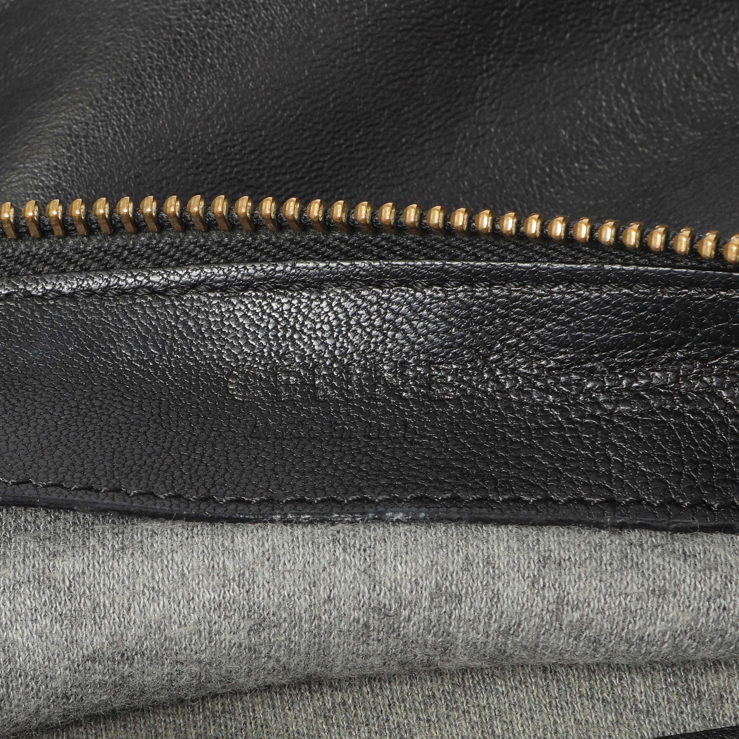 Celine Black Lambskin Small Trio Crossbody - Image 12