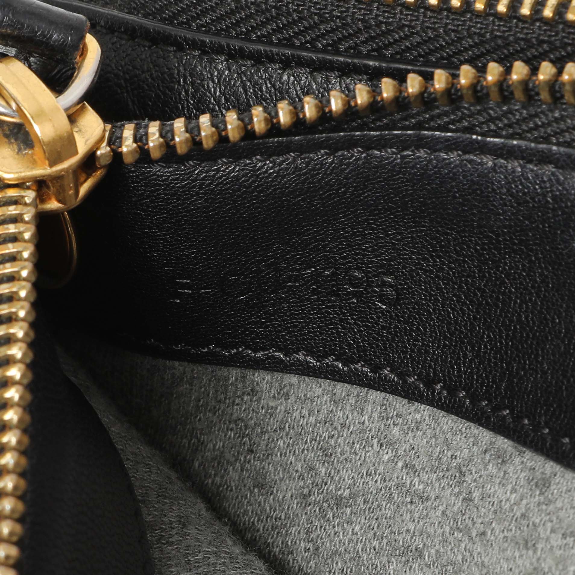 Celine Black Lambskin Small Trio Crossbody - Image 13