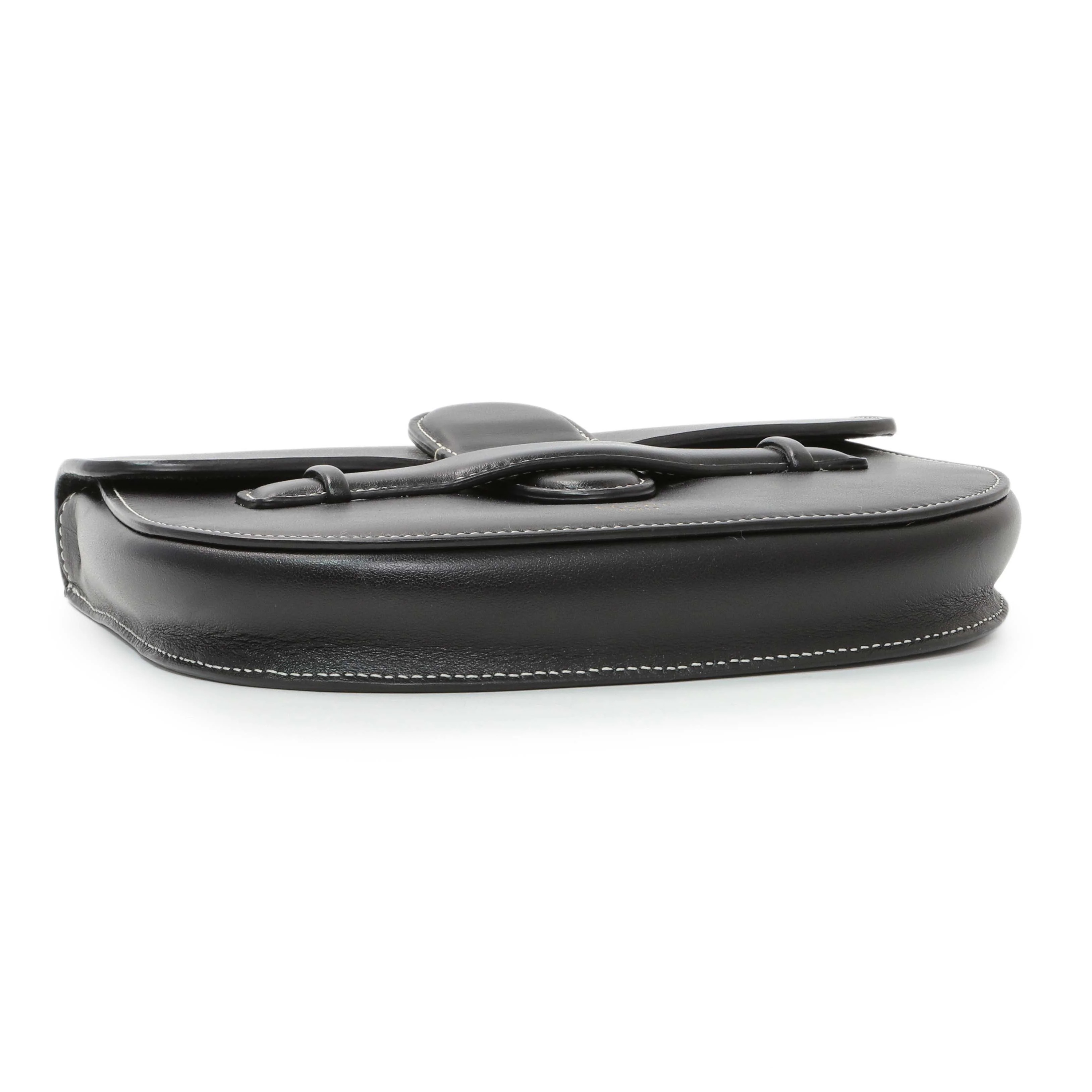 Celine Black Smooth Calfskin Mini Symmetrical Bag - Image 3