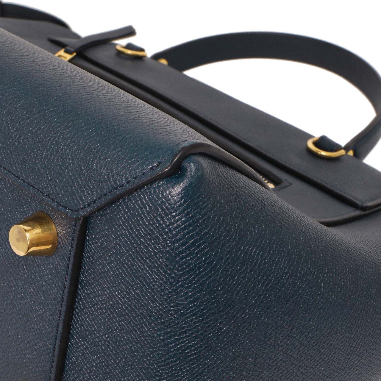 Celine Blue Grained Calfskin Mini Belt Bag - Image 5