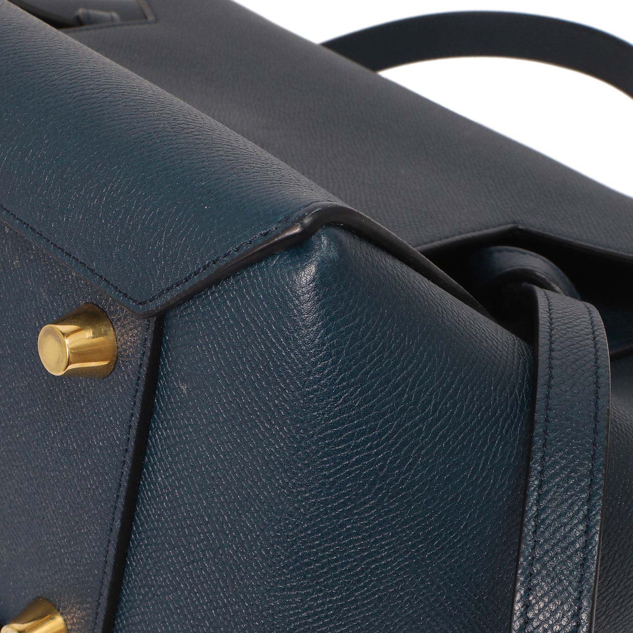 Celine Blue Grained Calfskin Mini Belt Bag - Image 7