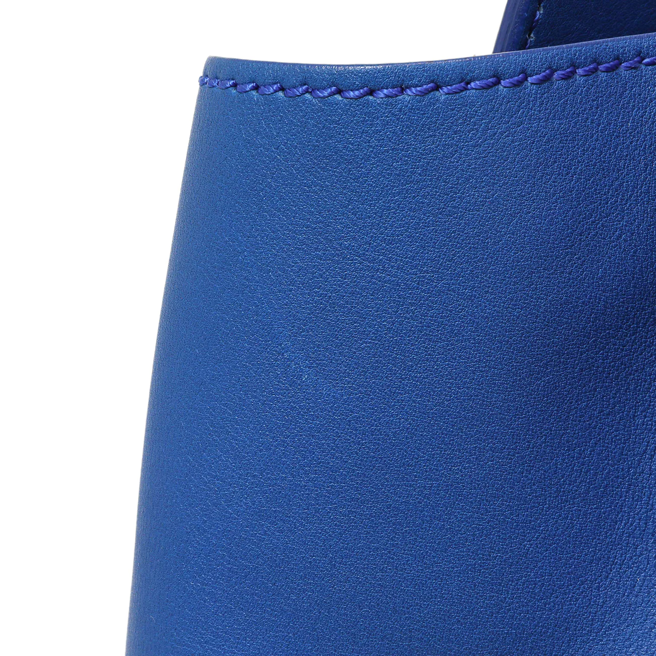 Celine Blue Smooth Calfskin Mini Luggage Tote - Image 11