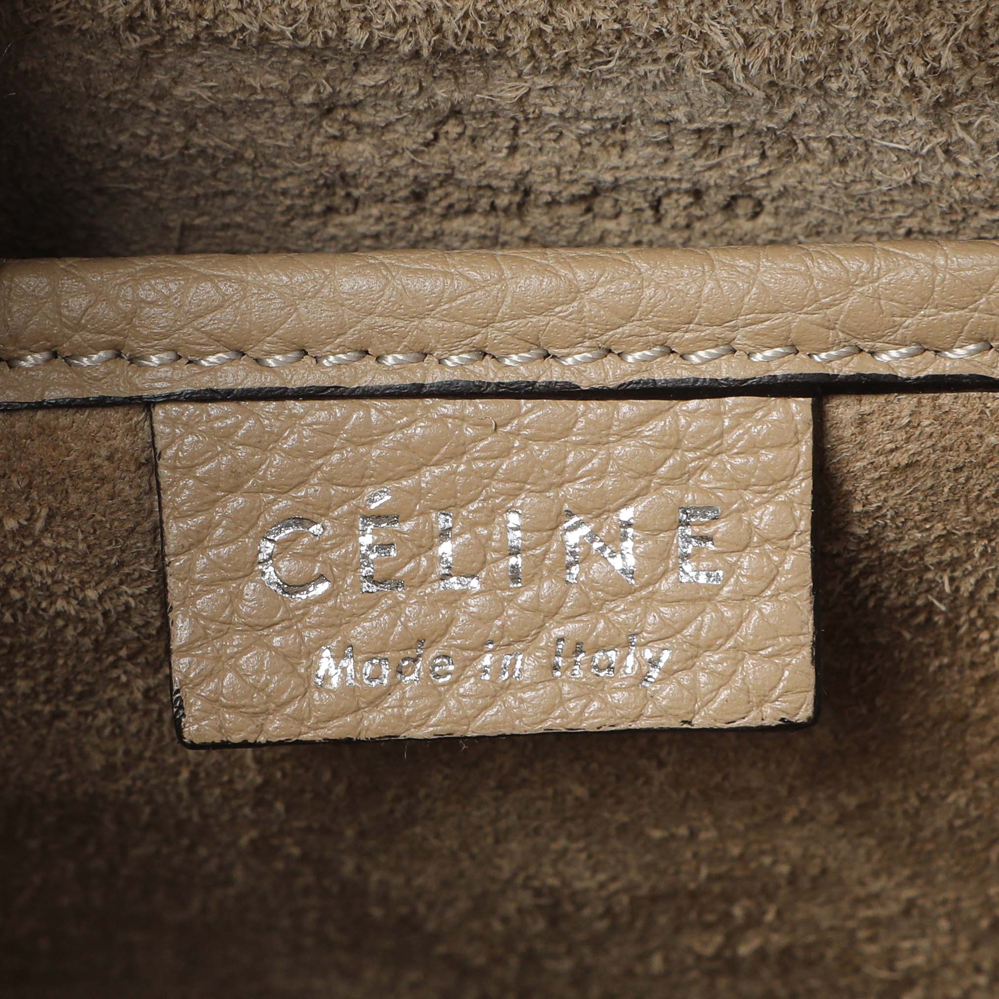 Celine Dune Drummed Calfskin Nano Luggage - Image 5