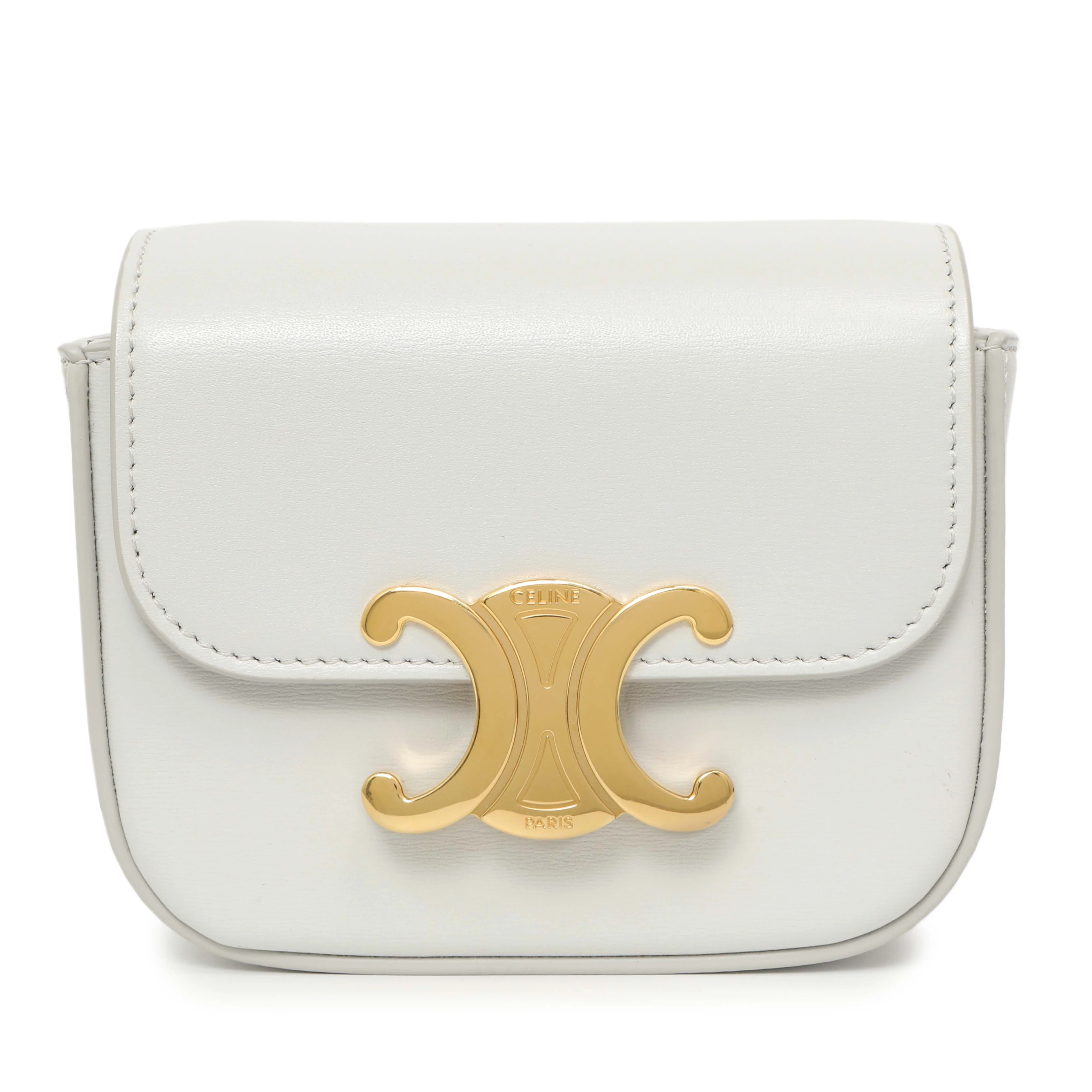 Celine Grey Calfskin Mini Claude - Image 2