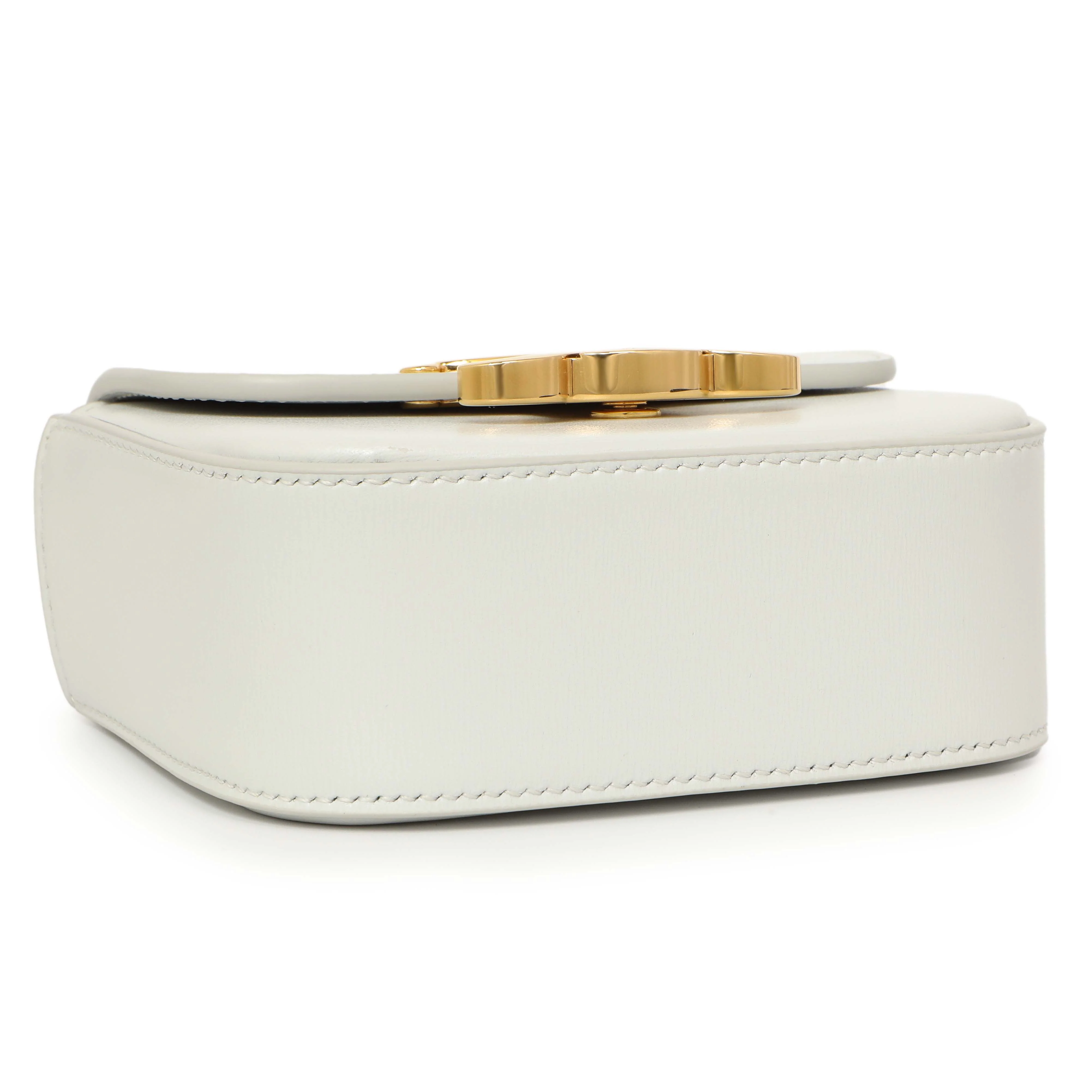 Celine Grey Calfskin Mini Claude - Image 4