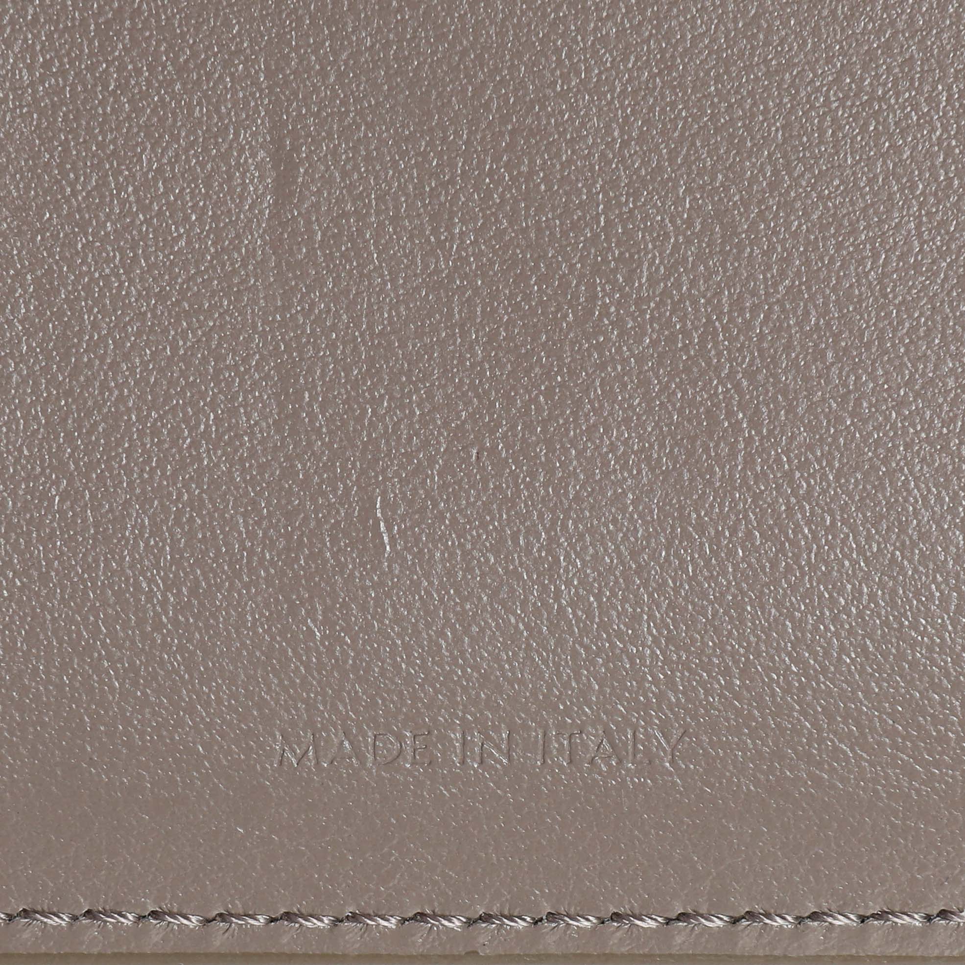 Celine Grey Grained Calfskin Medium Multifunction Strap Wallet - Image 6