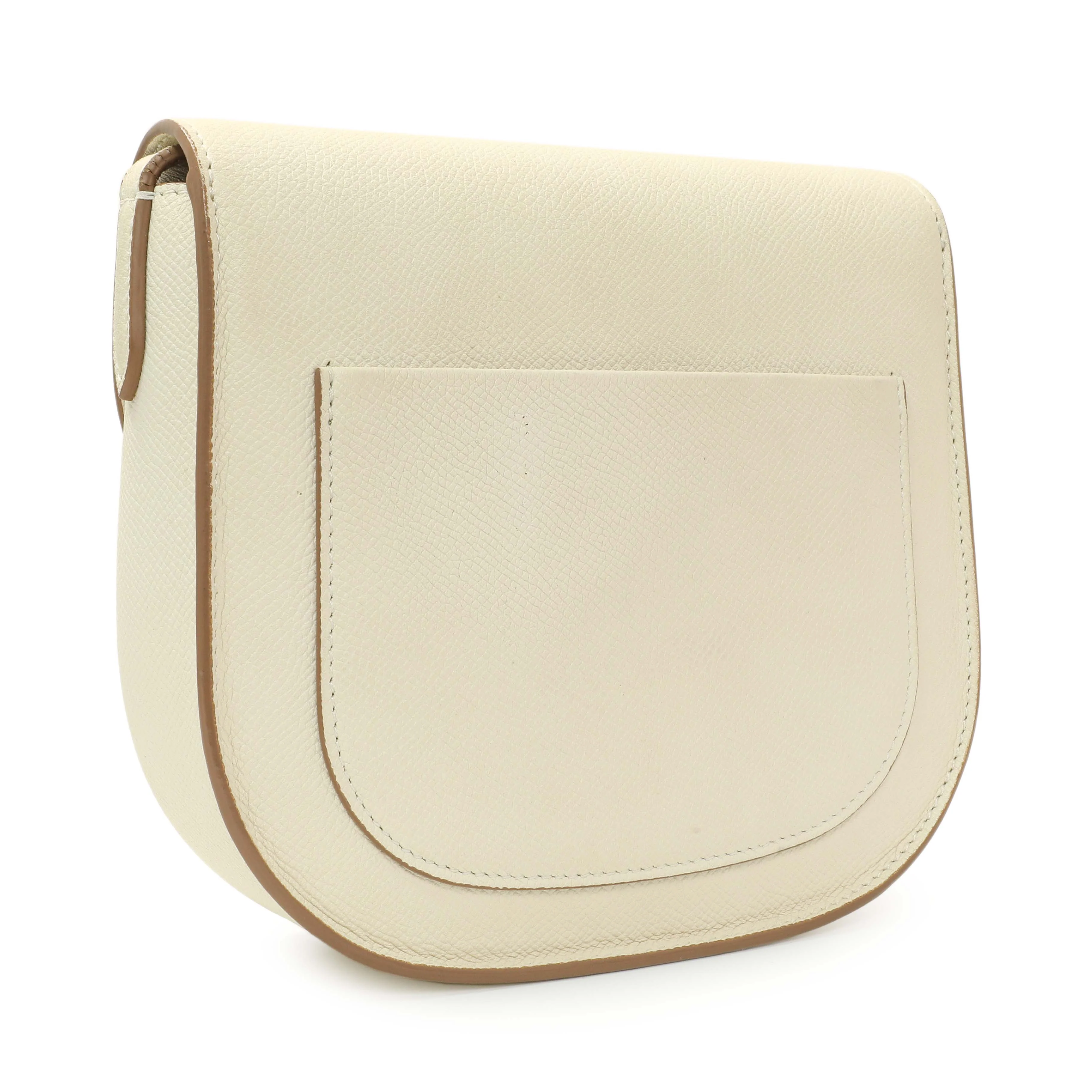 Celine Ivory Grained Calfskin Small Trotteur - Image 3