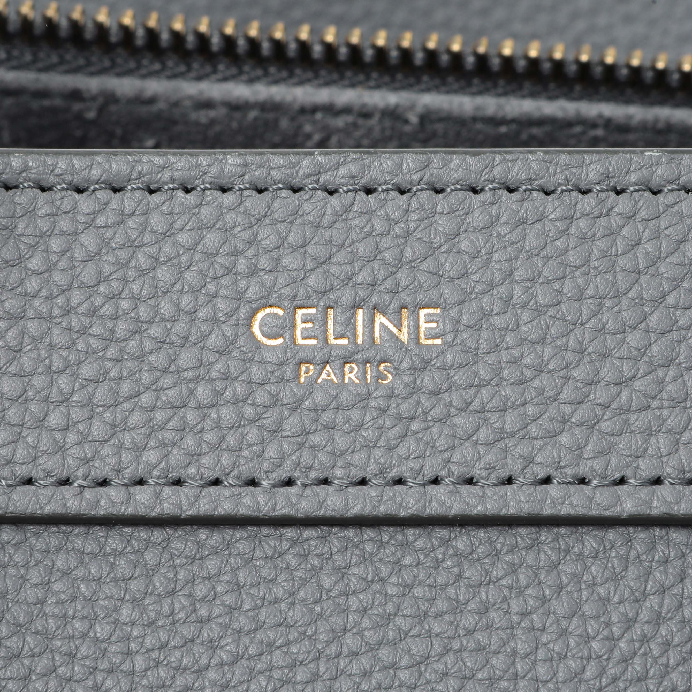 Celine Kohl Drummed Calfskin Nano Luggage - Image 5