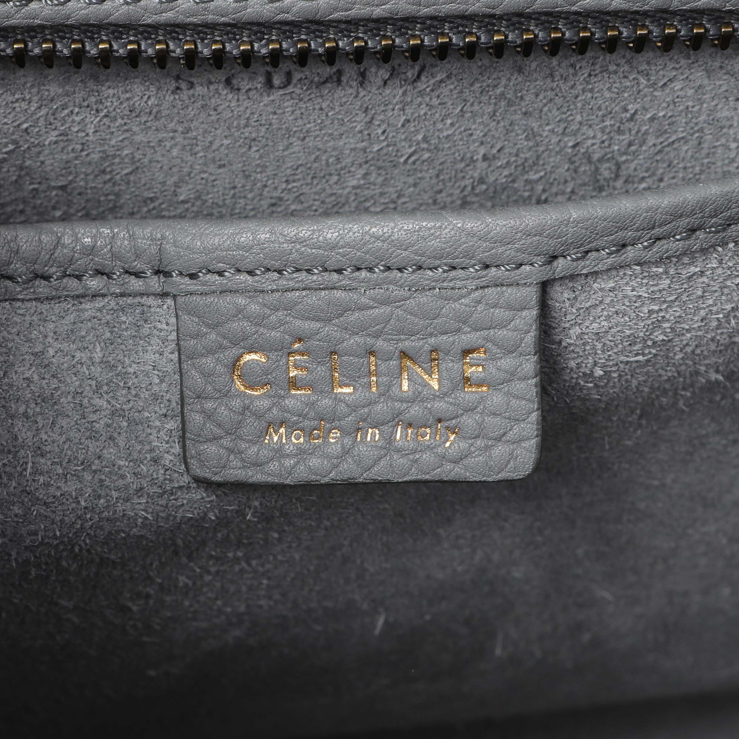 Celine Kohl Drummed Calfskin Nano Luggage - Image 5