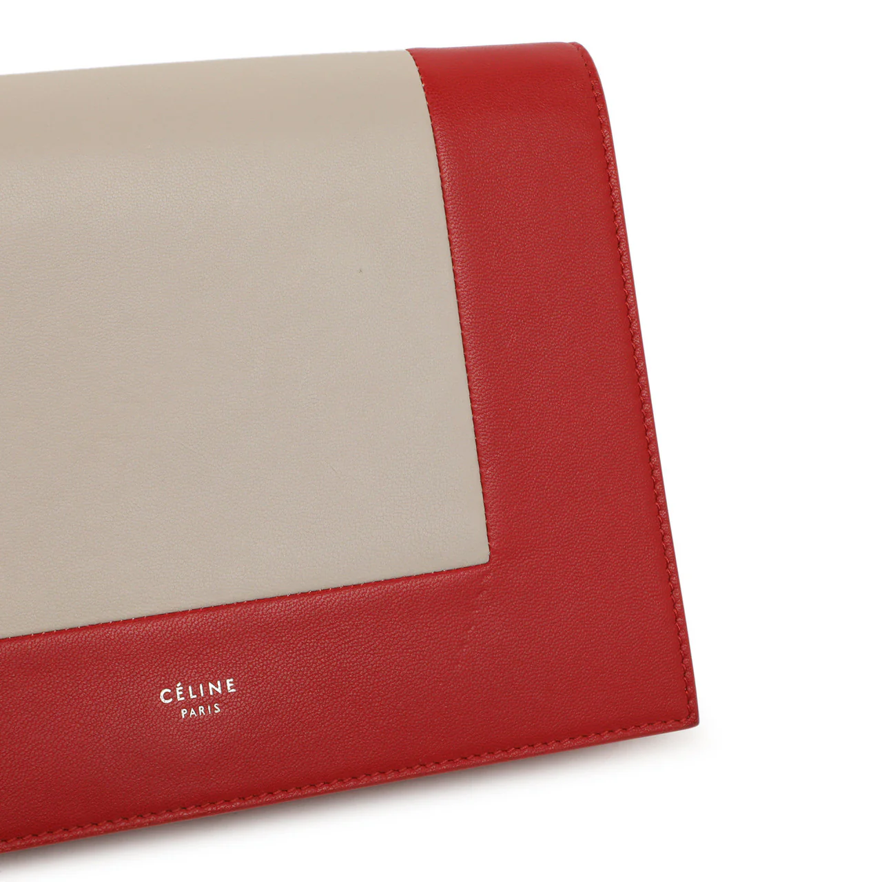 Celine Lambskin Frame Evening Chain Clutch - Image 12