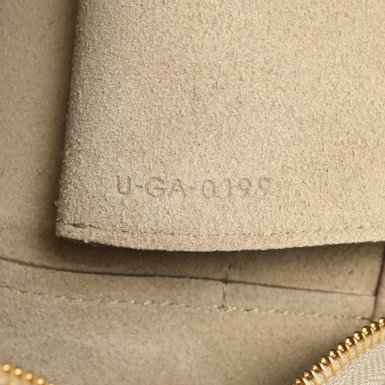 Celine Light Taupe Grained Calfskin Micro Belt Bag - Image 10
