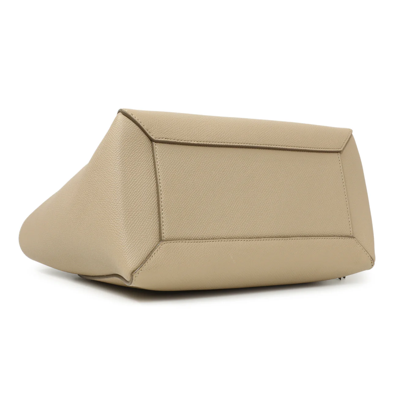 Celine Light Taupe Grained Calfskin Micro Belt Bag - Image 3