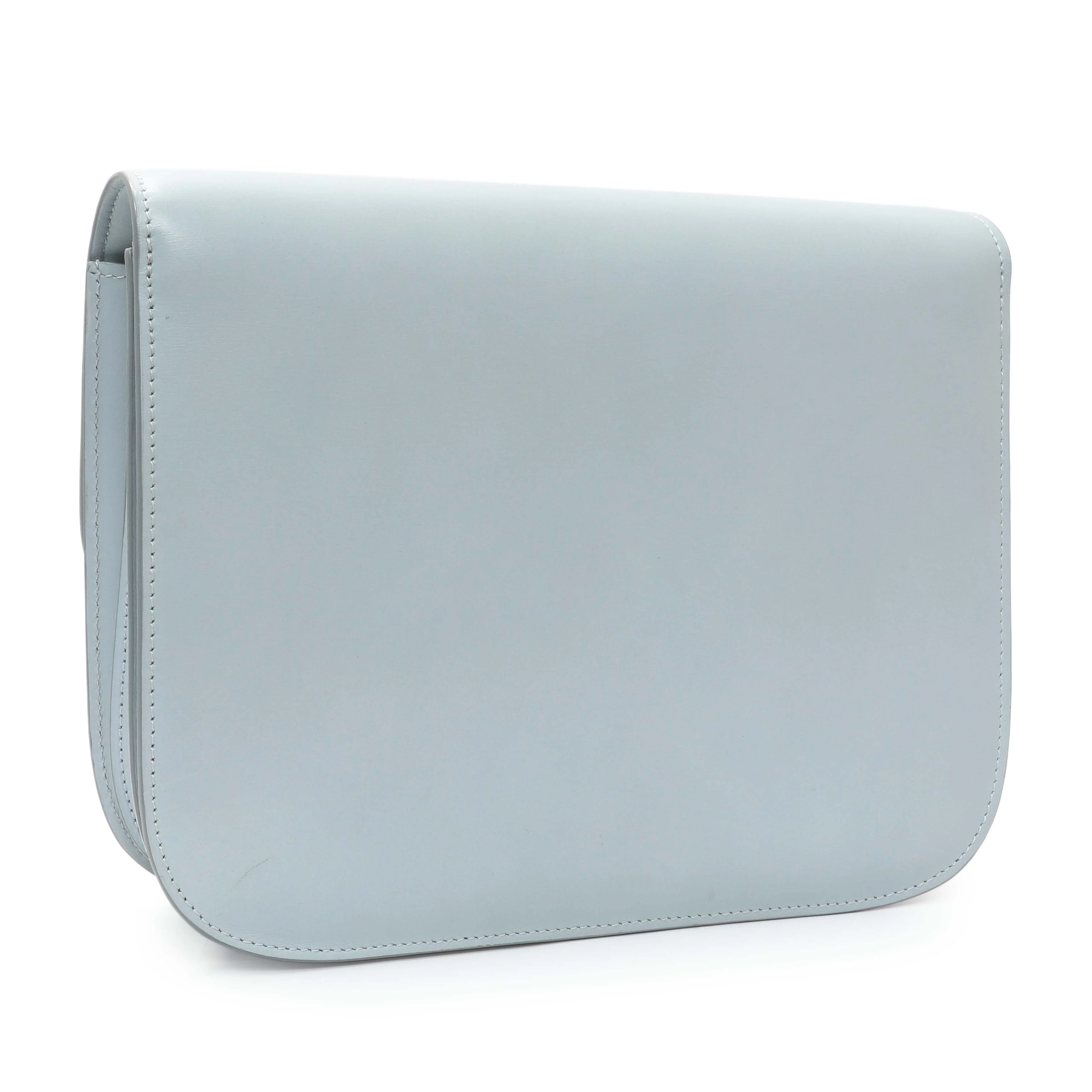 Celine Pale Blue Box Calfskin Medium Classic Flap - Image 2