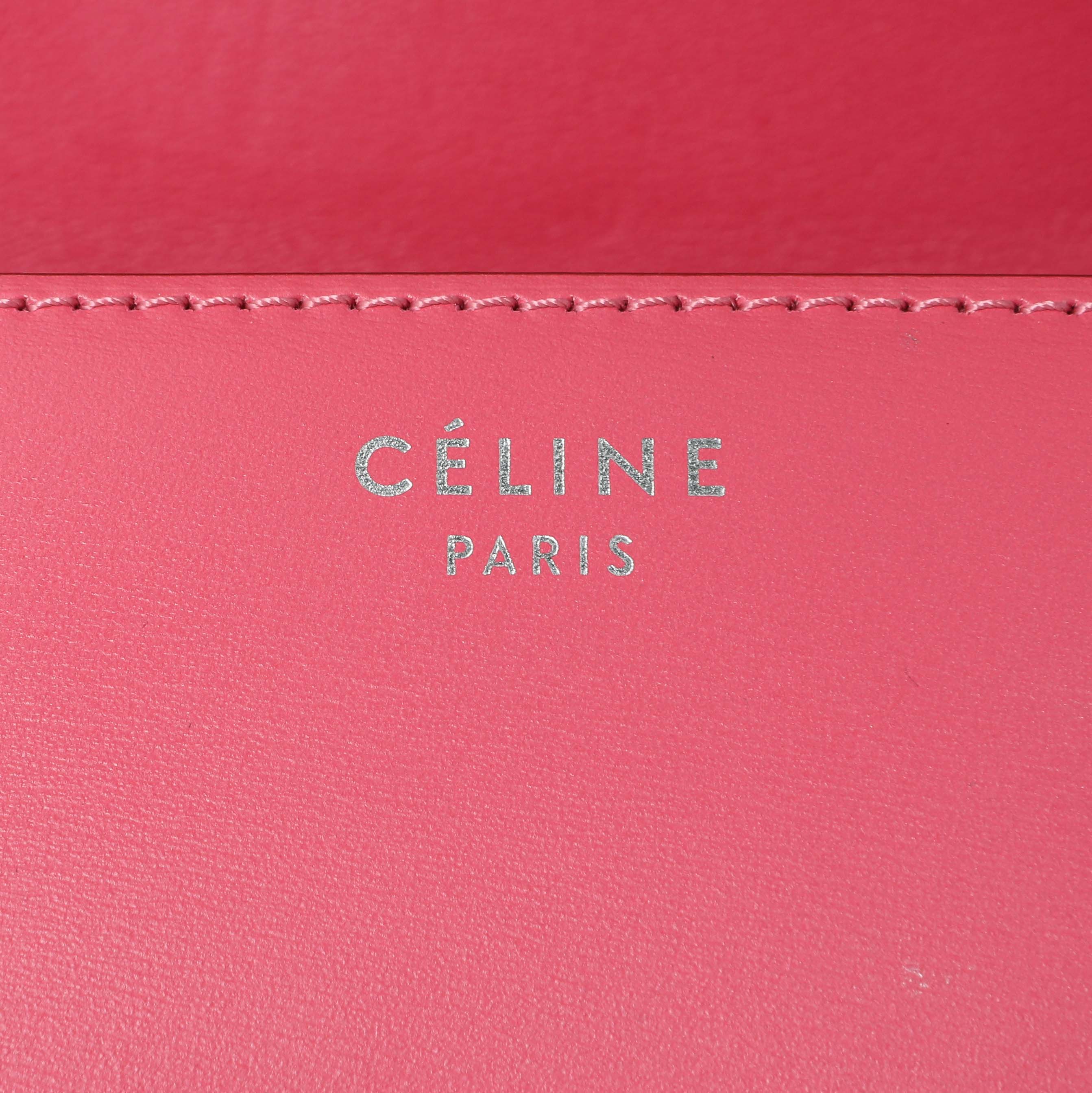 Celine Pink Box Calfskin Small Classic Box Flap Bag - Image 5