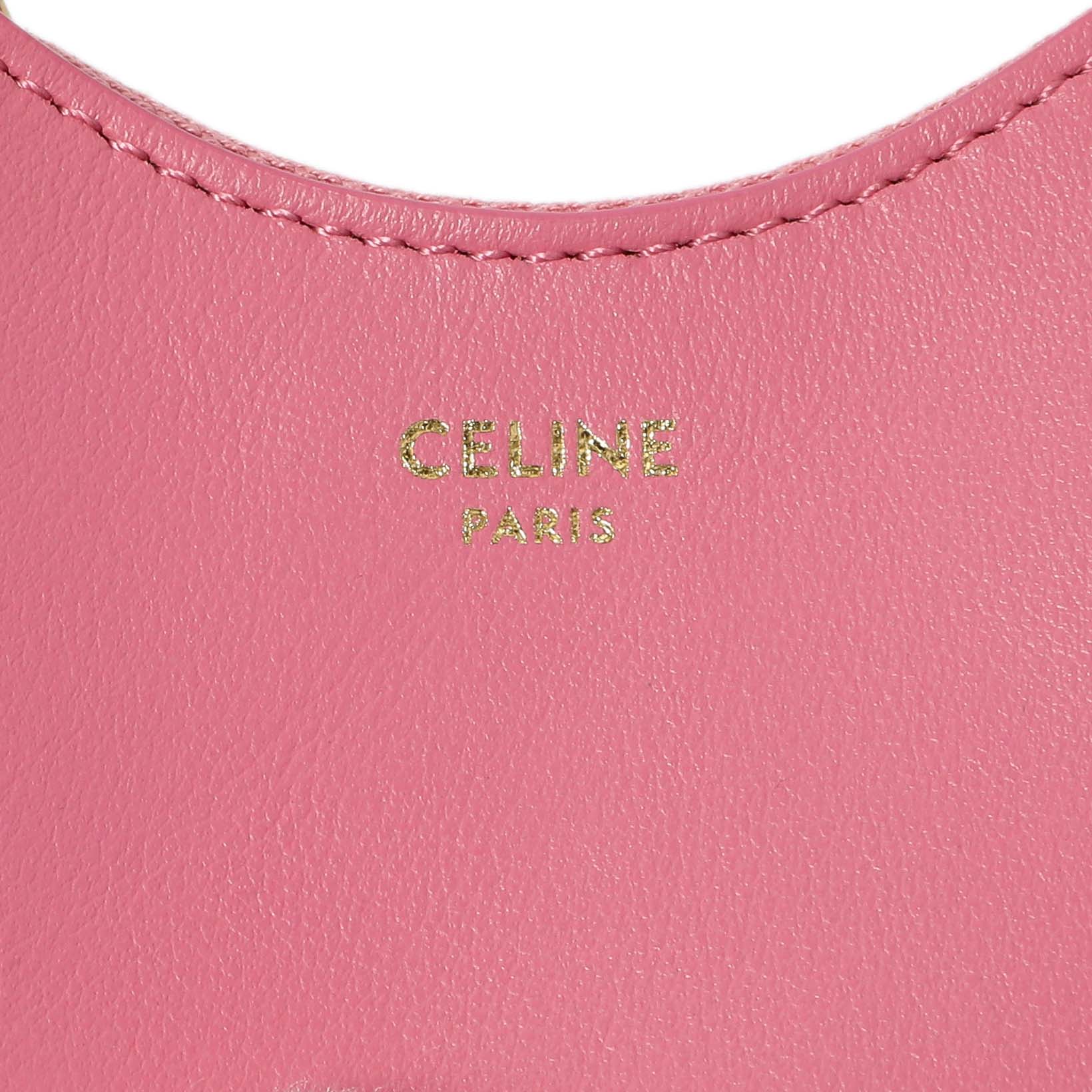 Celine Pink Calfskin Micro Ava Pouch Charm - Image 5