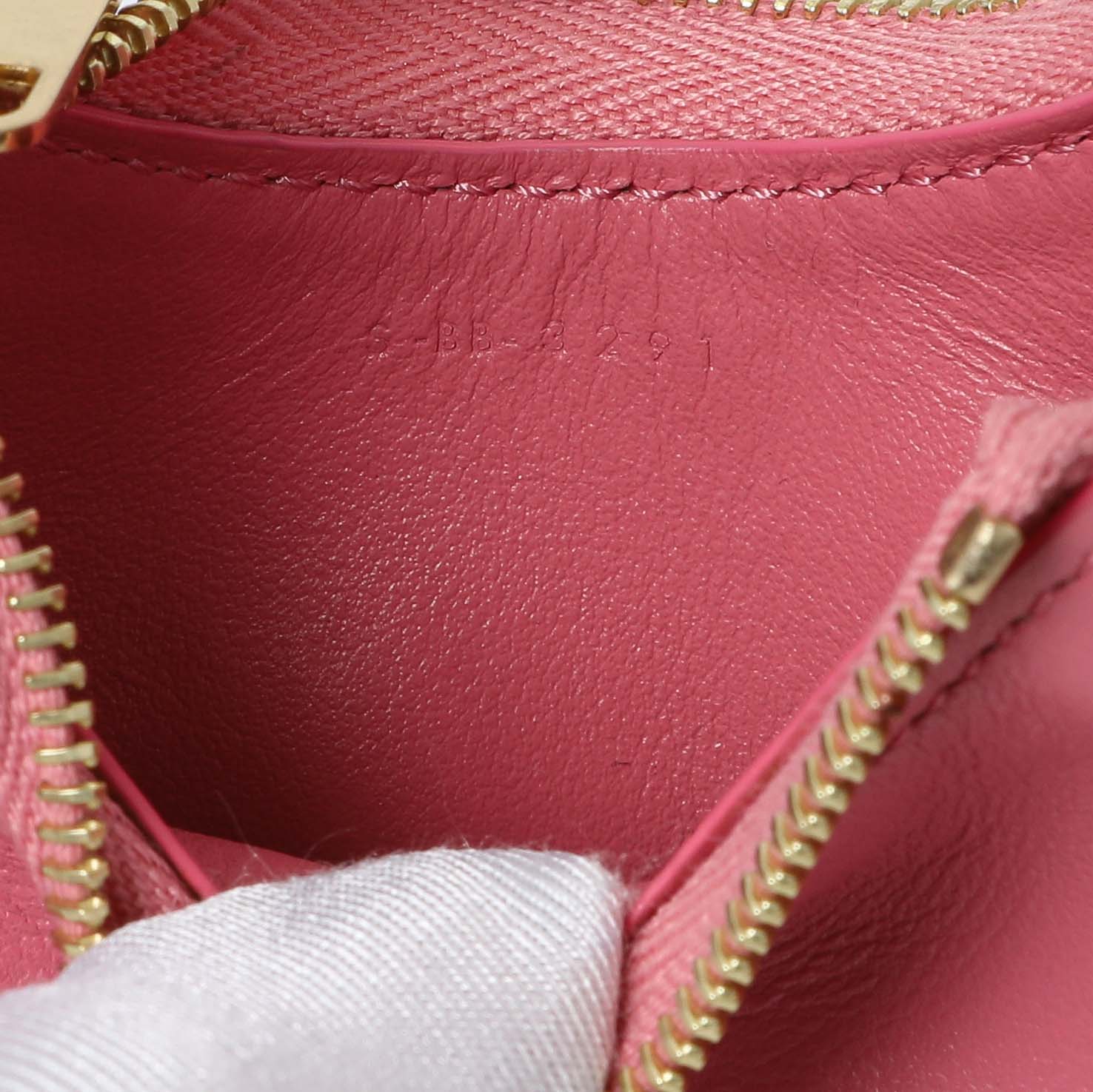 Celine Pink Calfskin Micro Ava Pouch Charm - Image 6