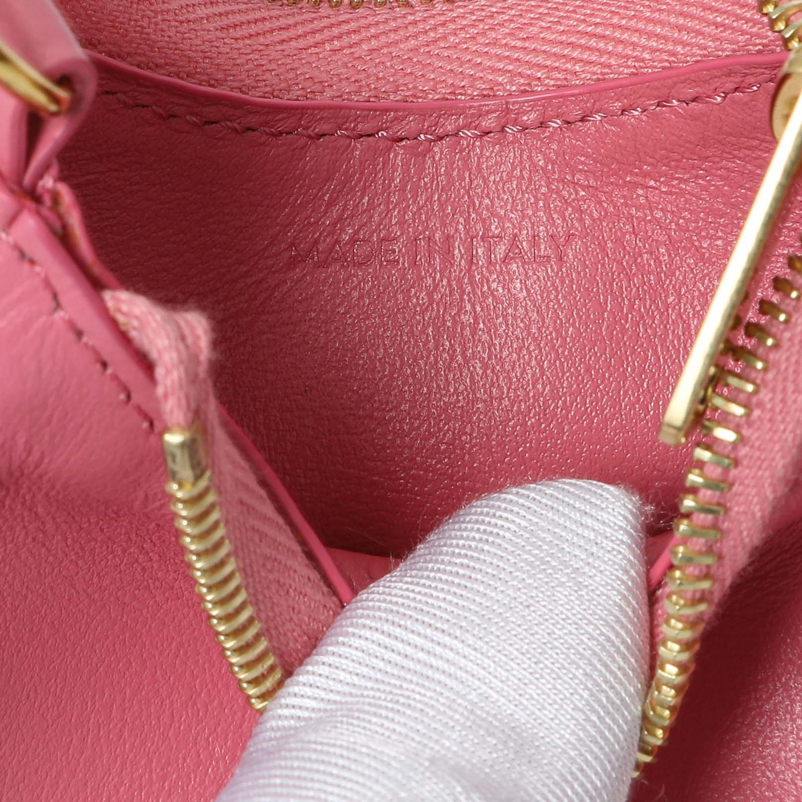 Celine Pink Calfskin Micro Ava Pouch Charm - Image 7
