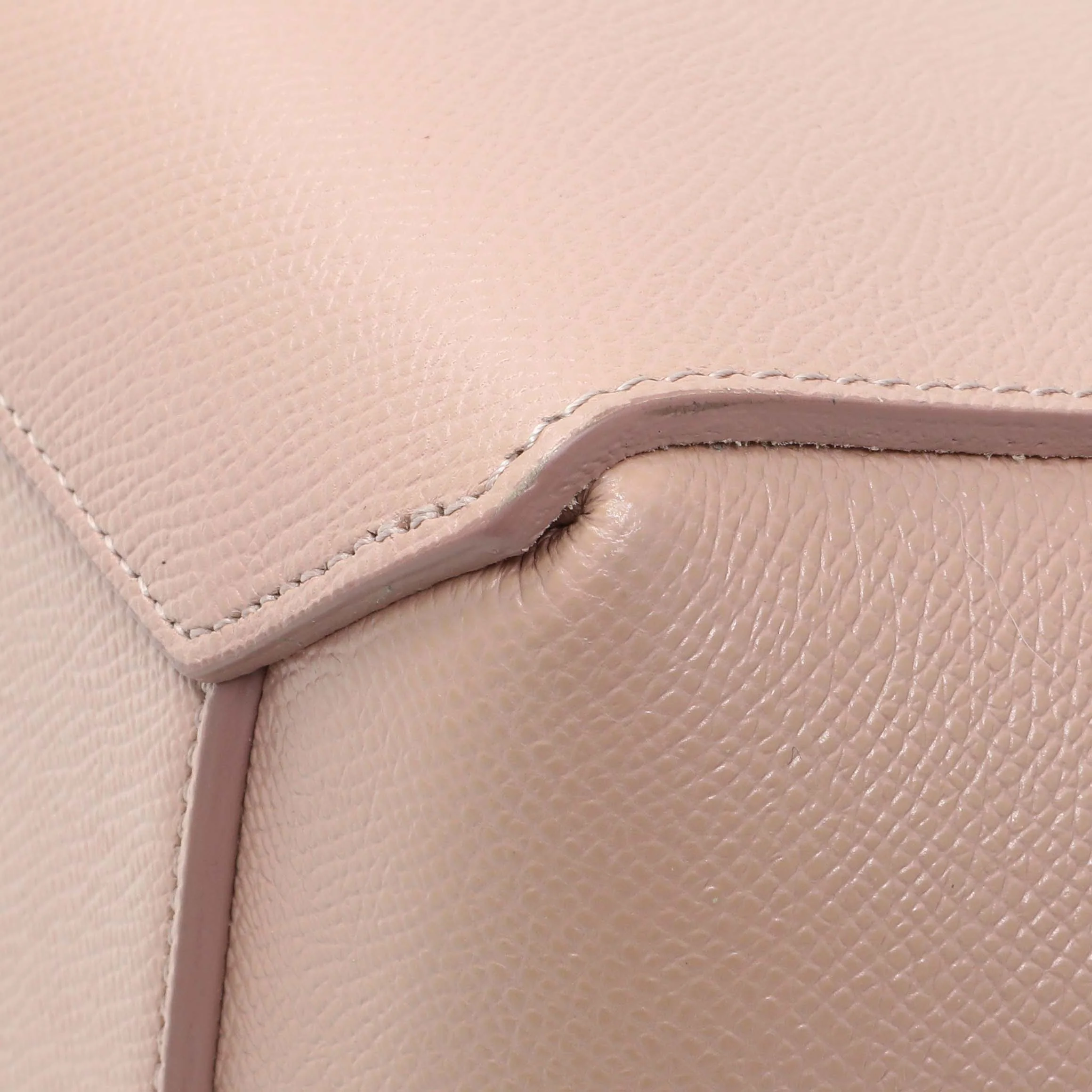Celine Pink Grained Calfskin Micro Belt Bag - Image 7