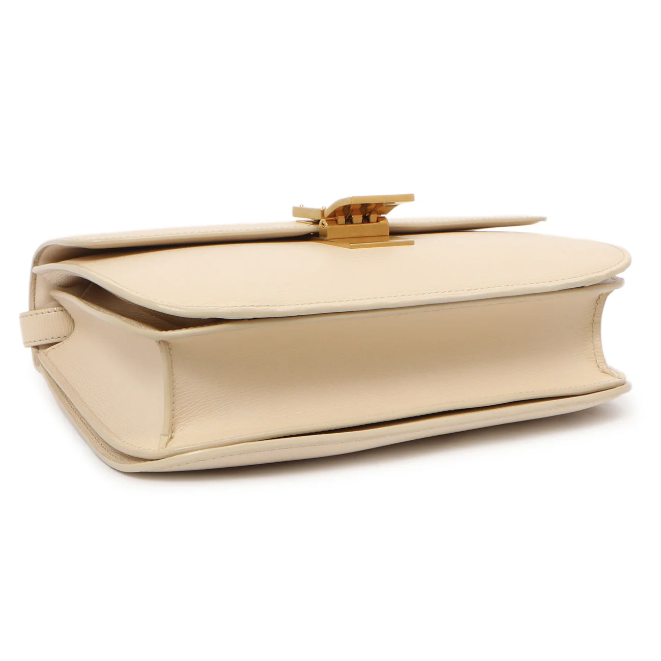 Celine Powder Liege Calfskin Medium Classic Flap Bag - Image 3