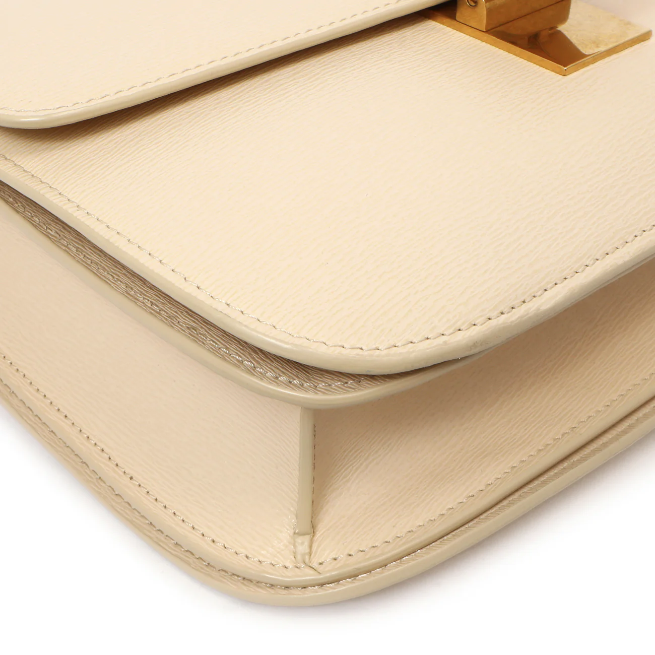 Celine Powder Liege Calfskin Medium Classic Flap Bag - Image 4
