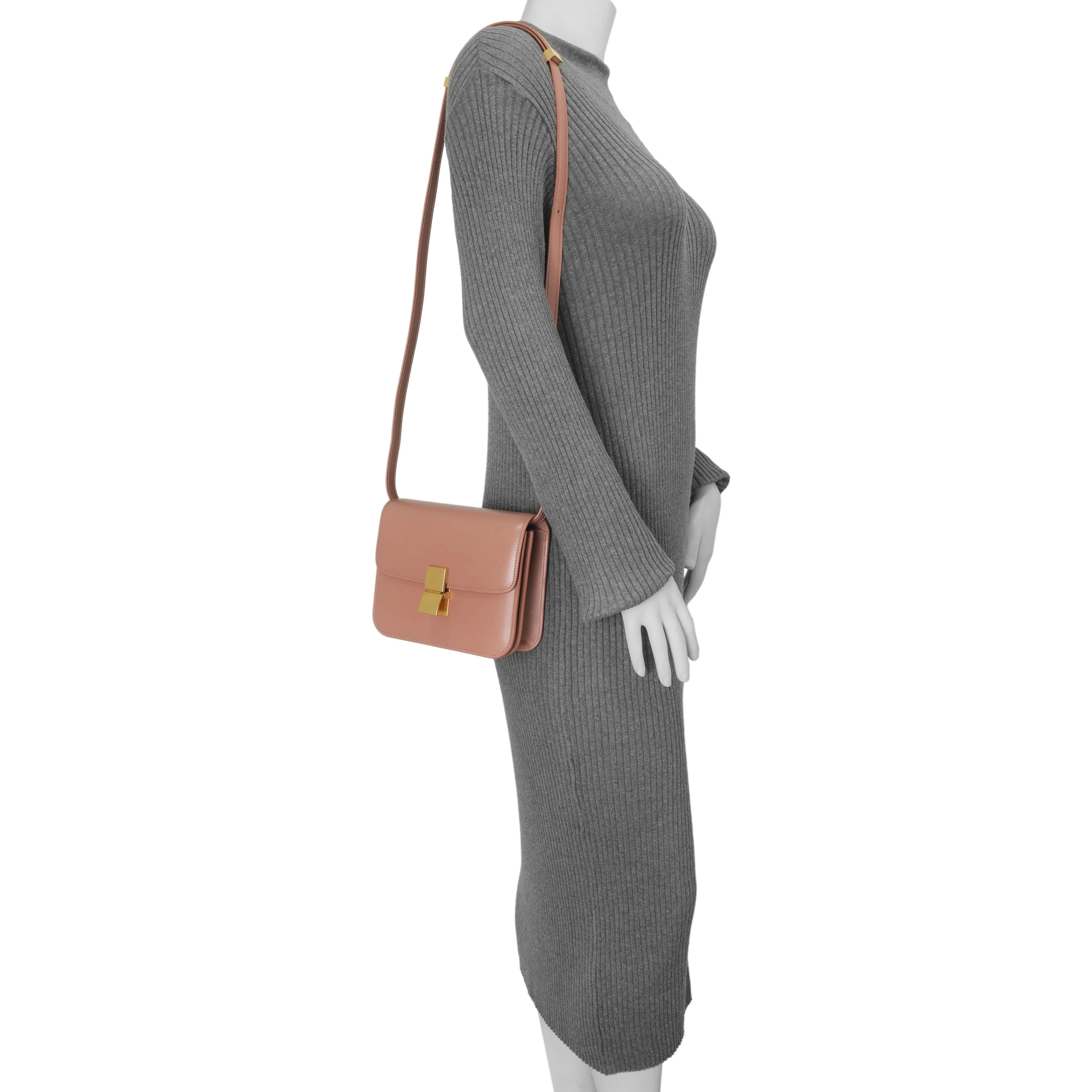 Celine Rose Box Calfskin Teen Classic Box Flap Bag - Image 7
