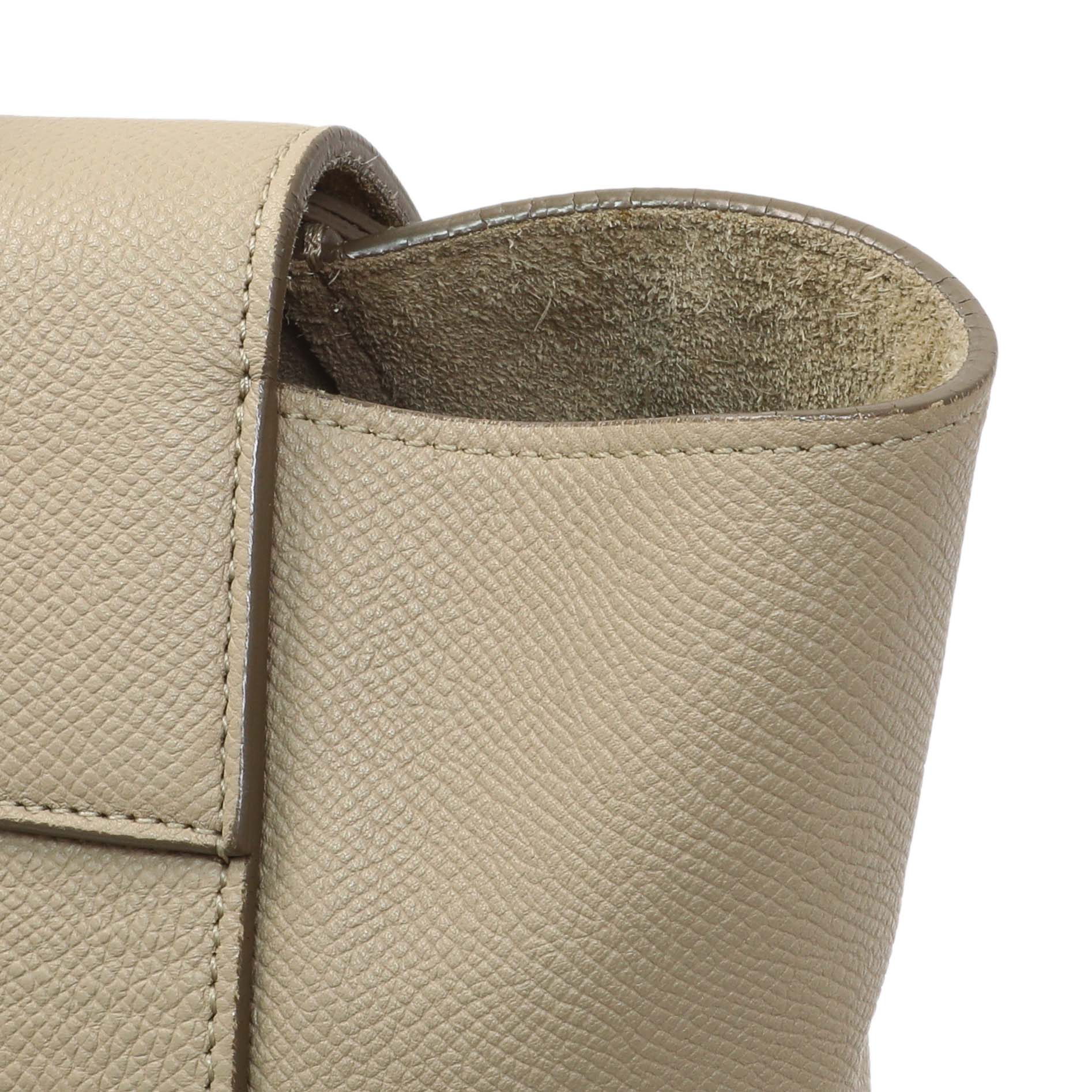 Celine Taupe Grained Calfskin Mini Belt Bag - Image 14