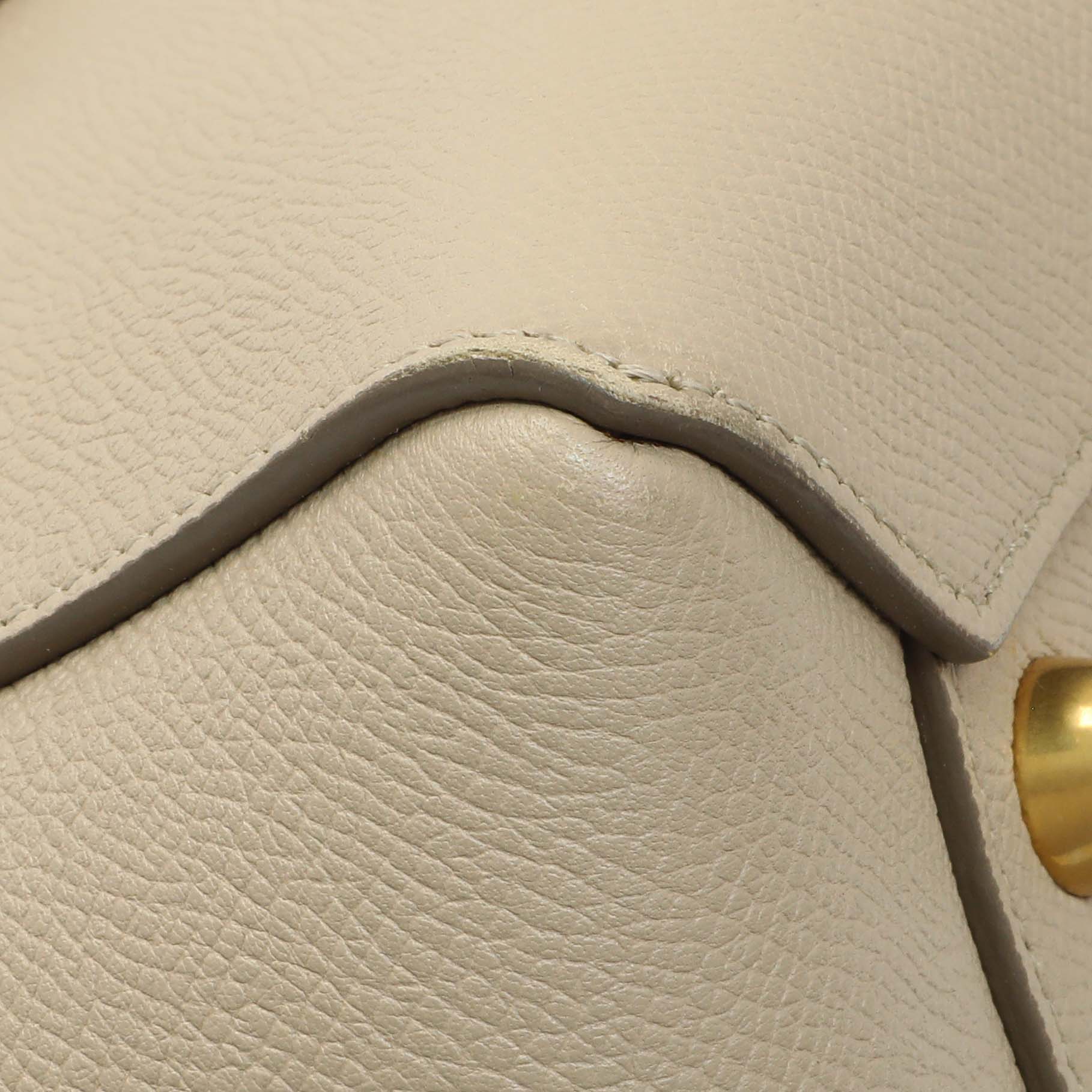 Celine Taupe Grained Calfskin Mini Belt Bag - Image 4