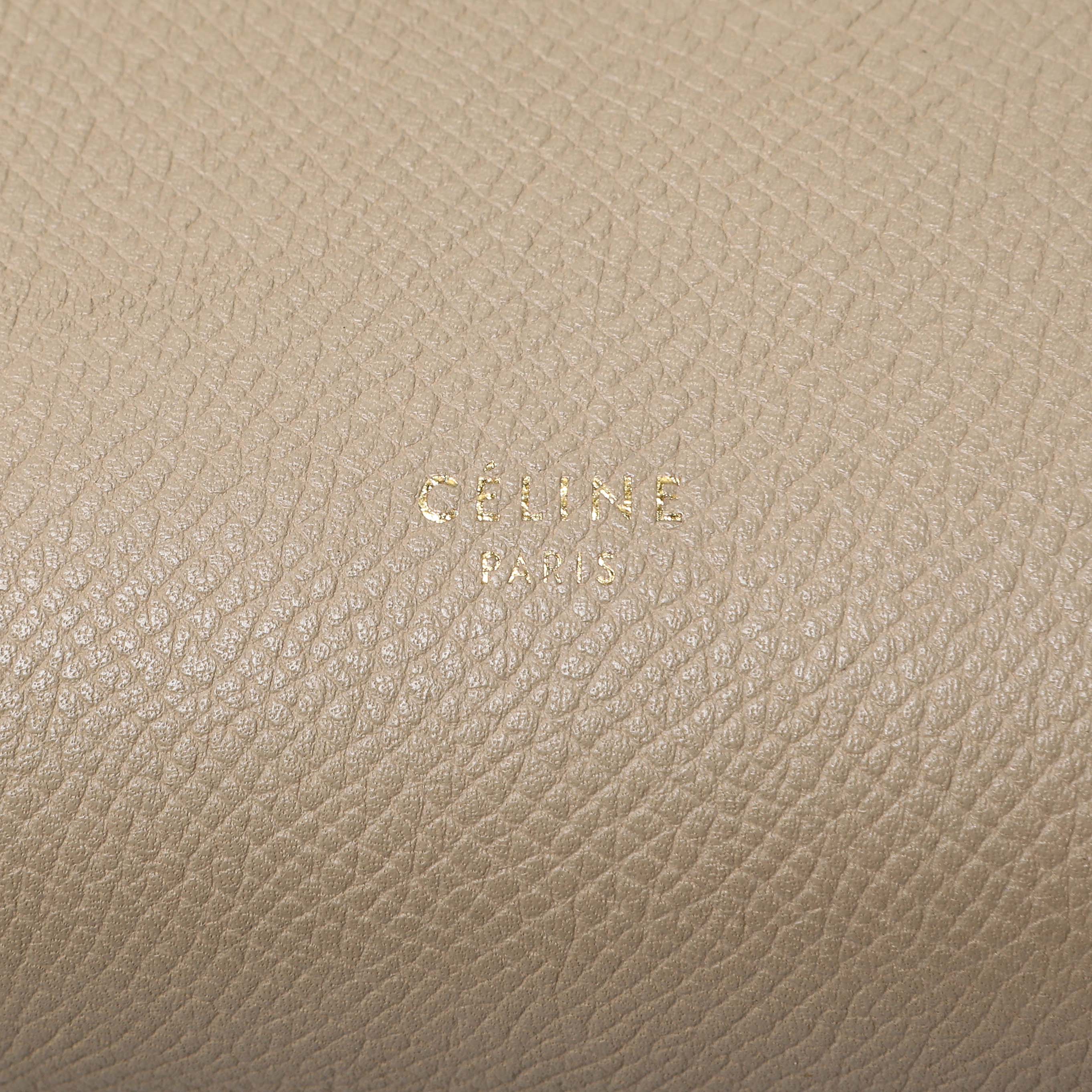 Celine Taupe Grained Calfskin Mini Belt Bag - Image 9