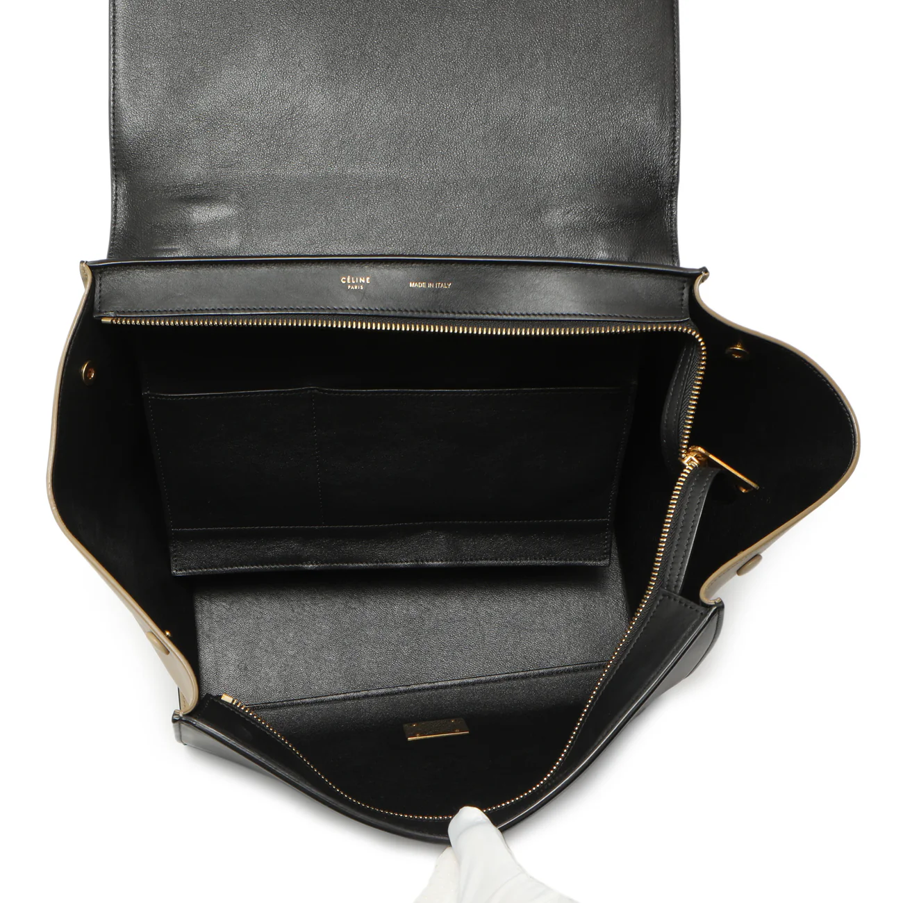 Celine Tri-Color Calfskin Medium Trapeze - Image 8