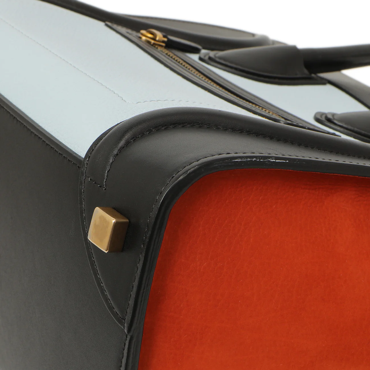 Celine Tricolor Calfskin Micro Luggage Tote - Image 7