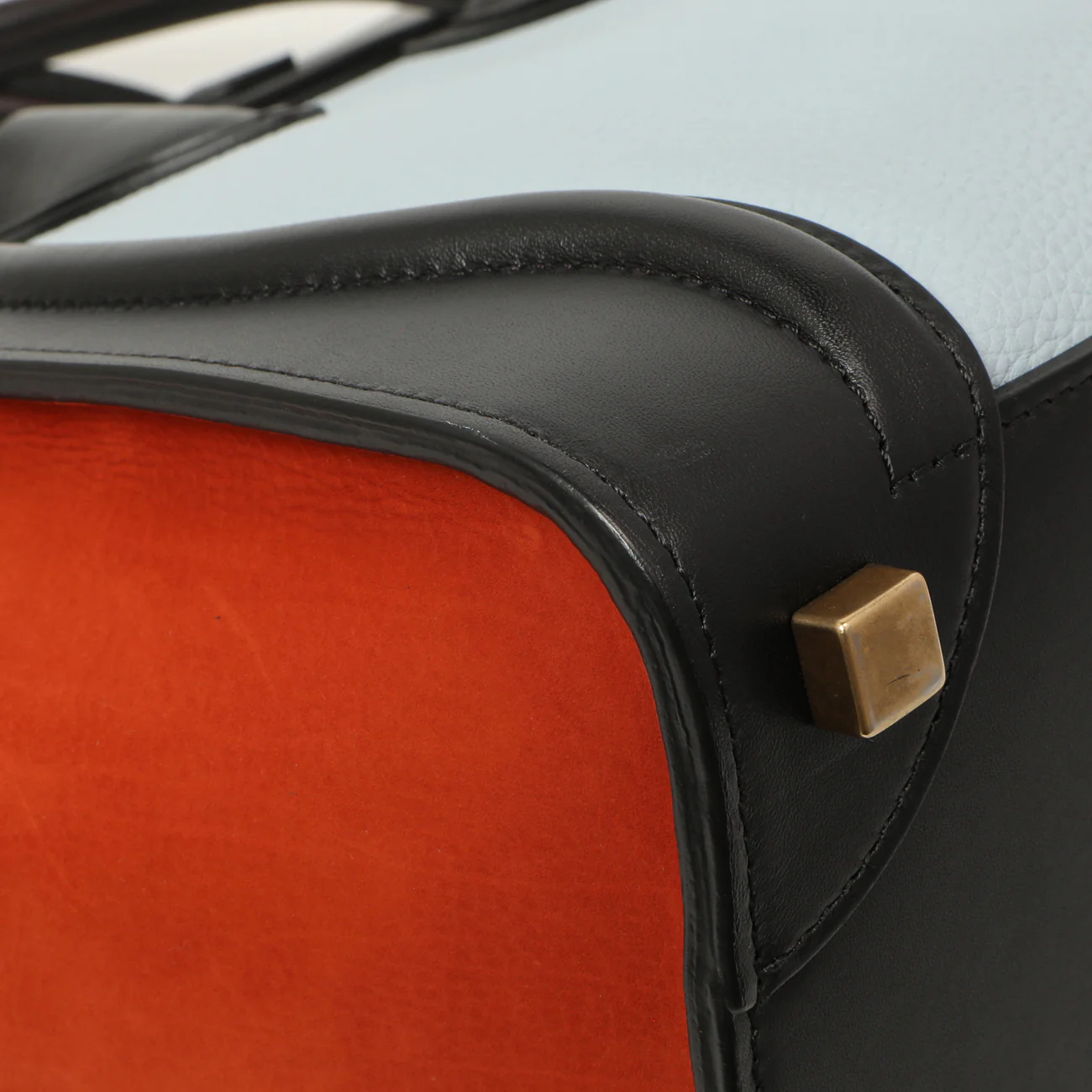 Celine Tricolor Calfskin Micro Luggage Tote - Image 8