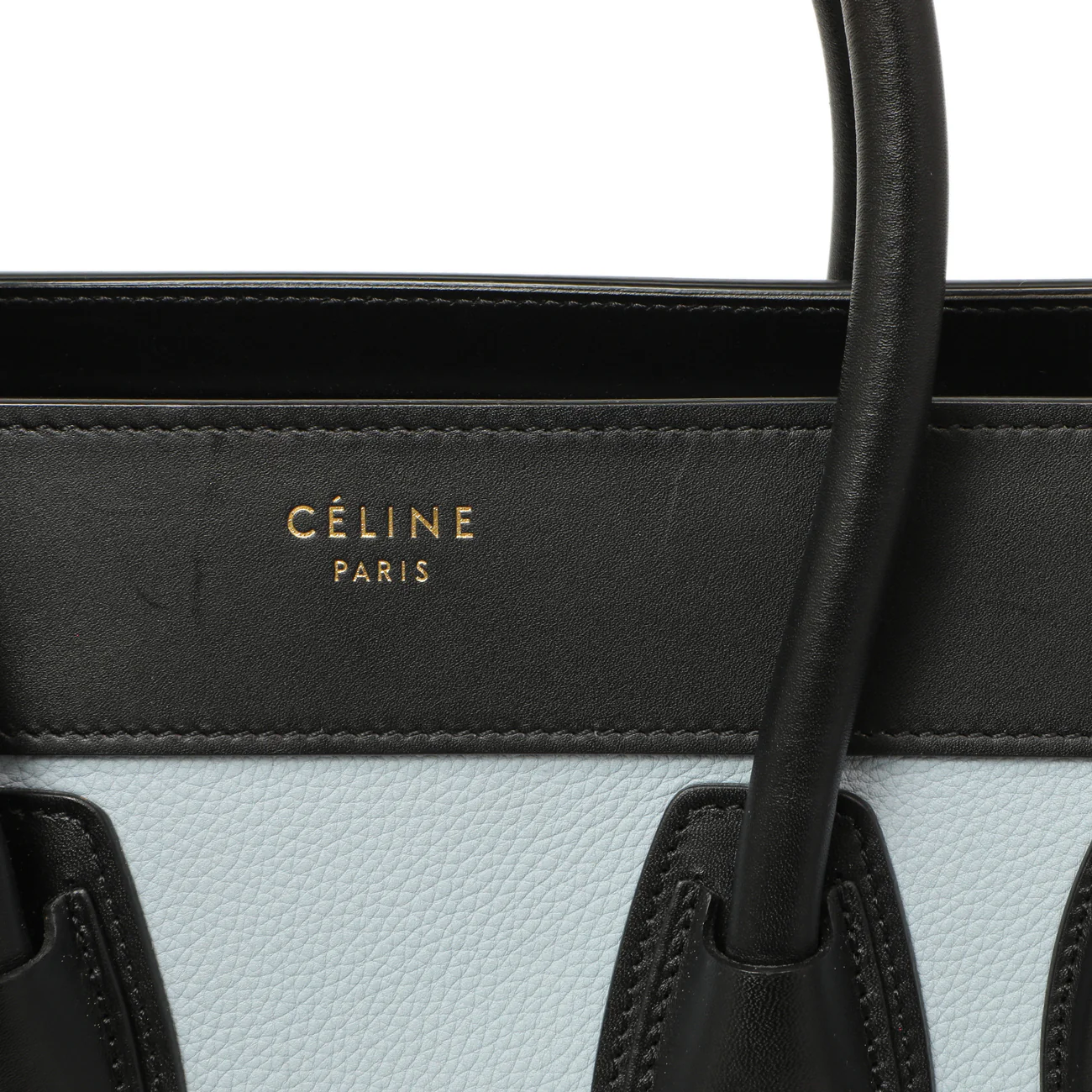Celine Tricolor Calfskin Micro Luggage Tote - Image 9