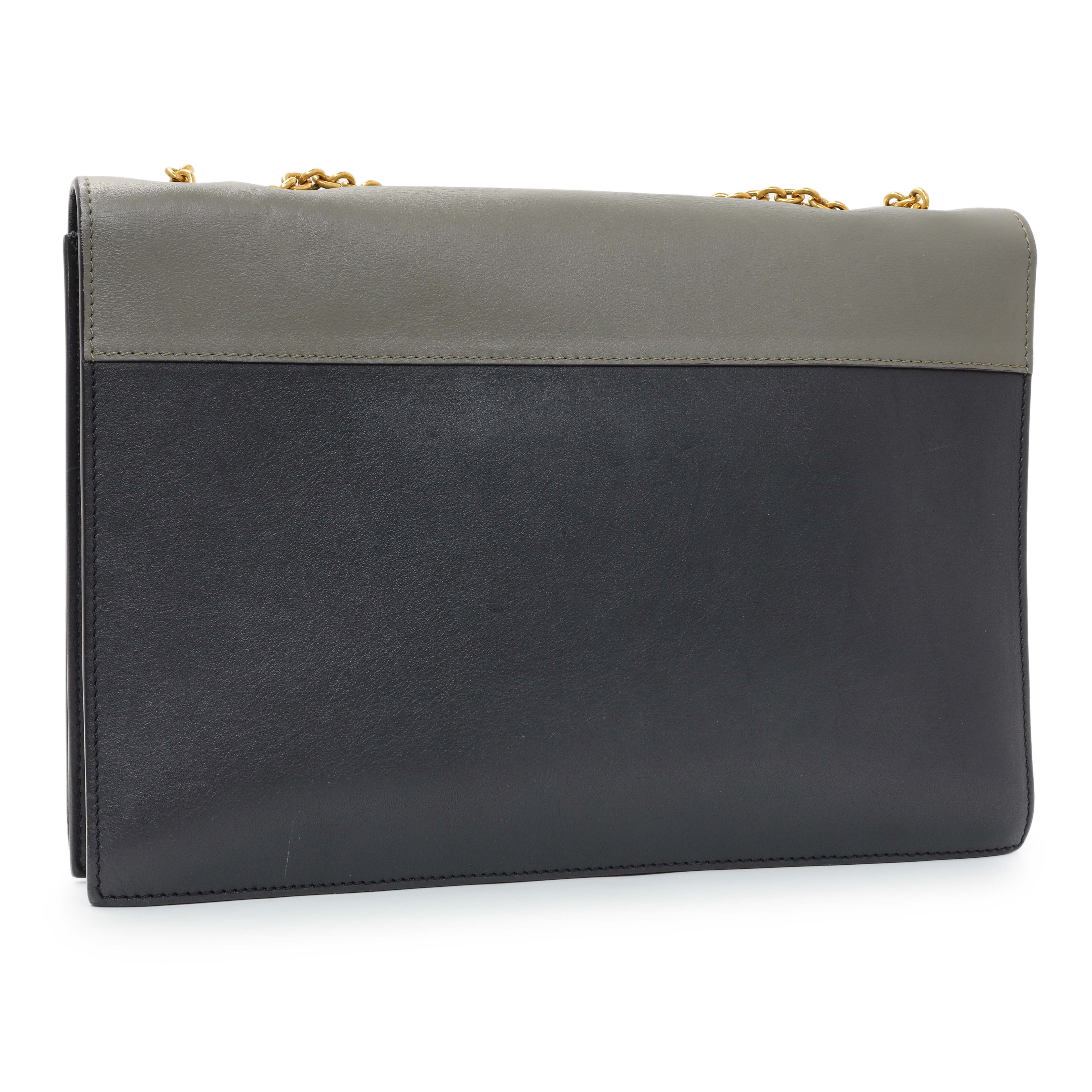 Celine Tricolor Calfskin Pocket Envelope Shoulder Bag - Image 2