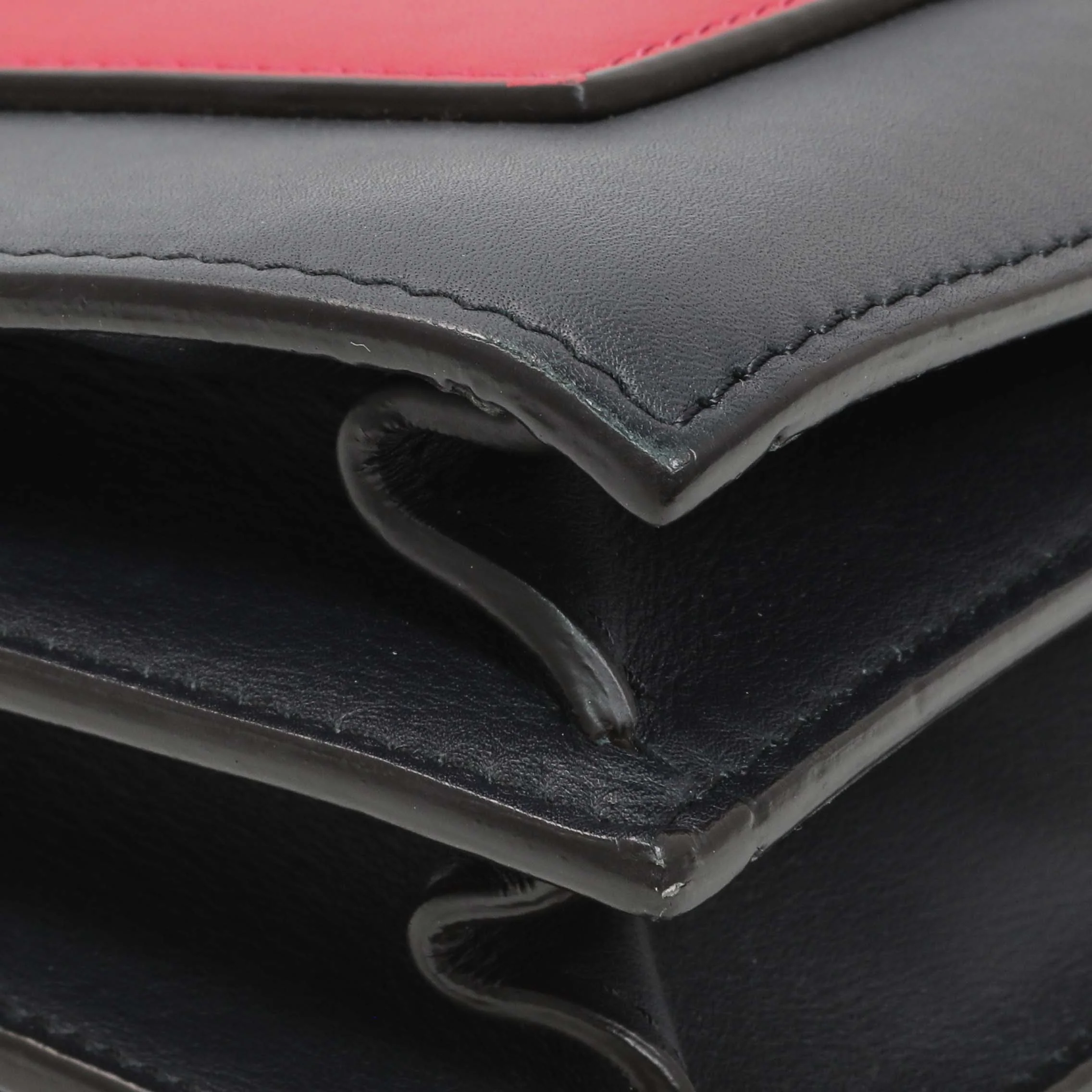 Celine Tricolor Calfskin Pocket Envelope Shoulder Bag - Image 4