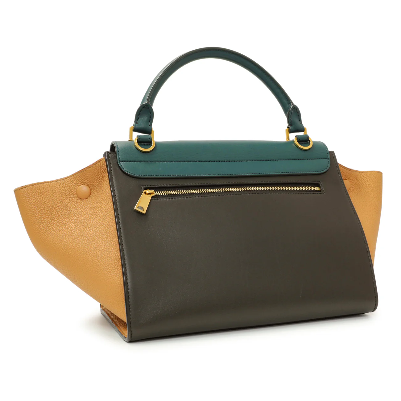 Celine Tricolor Calfskin Small Trapeze - Image 2