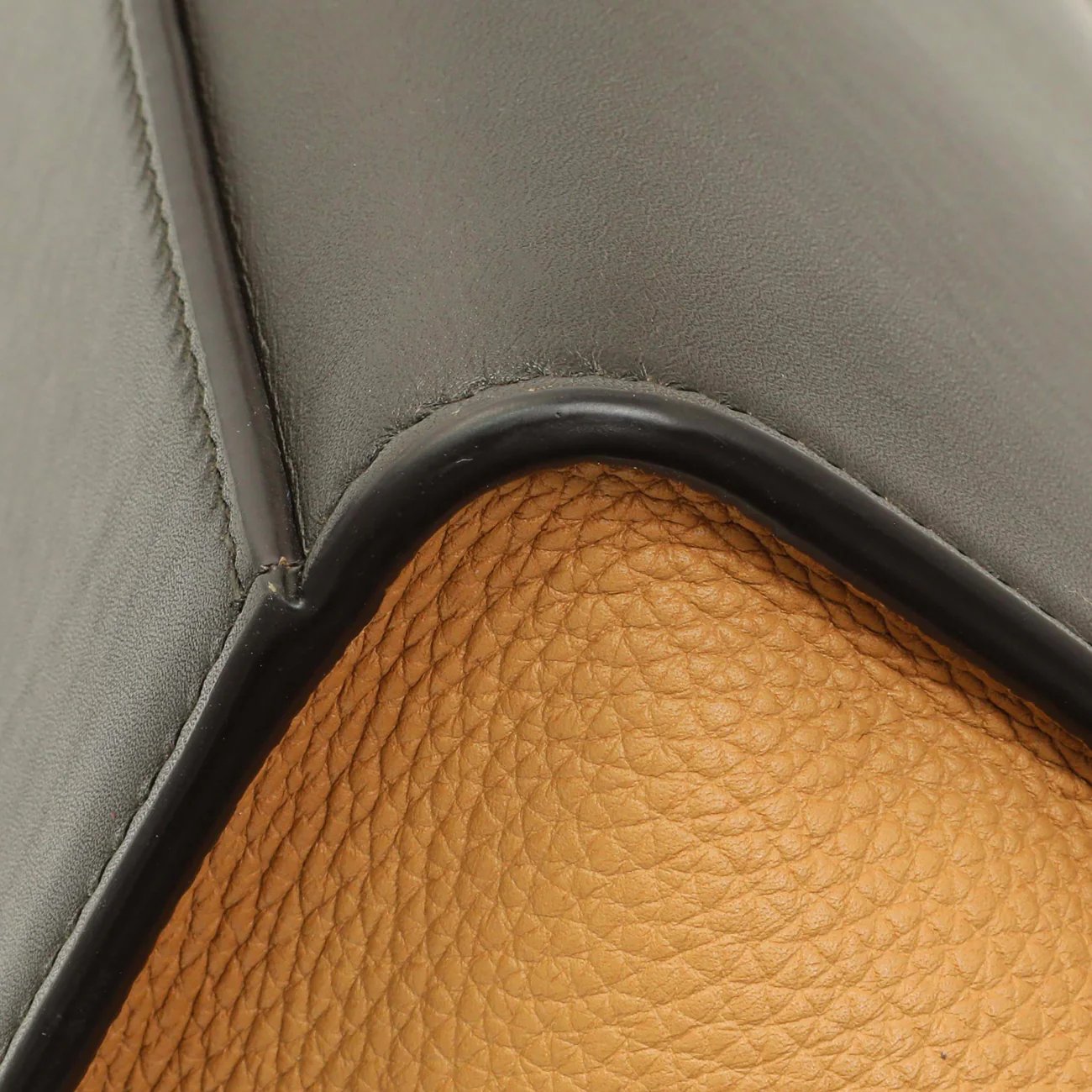 Celine Tricolor Calfskin Small Trapeze - Image 7